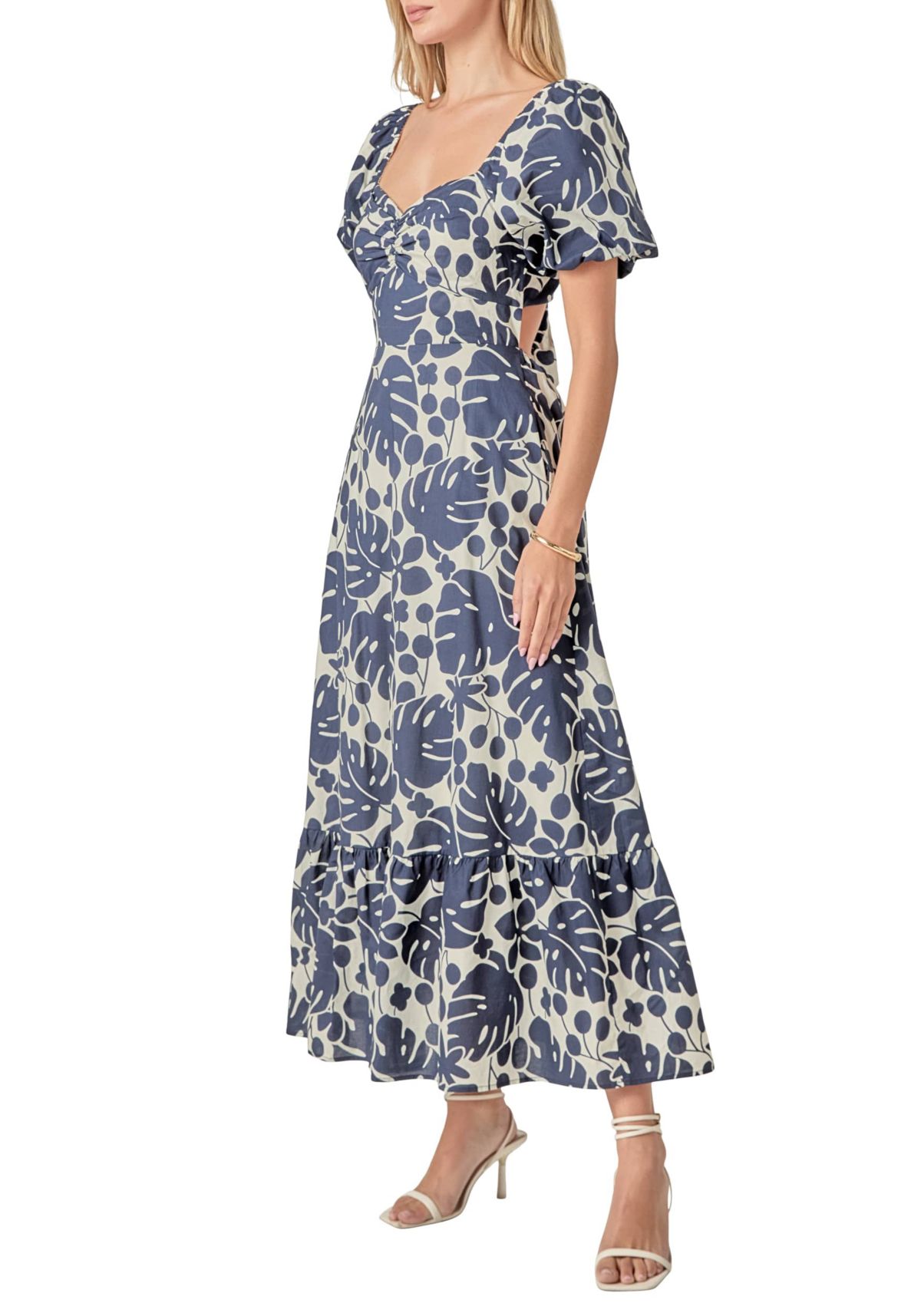 Floral Print Maxi Dress