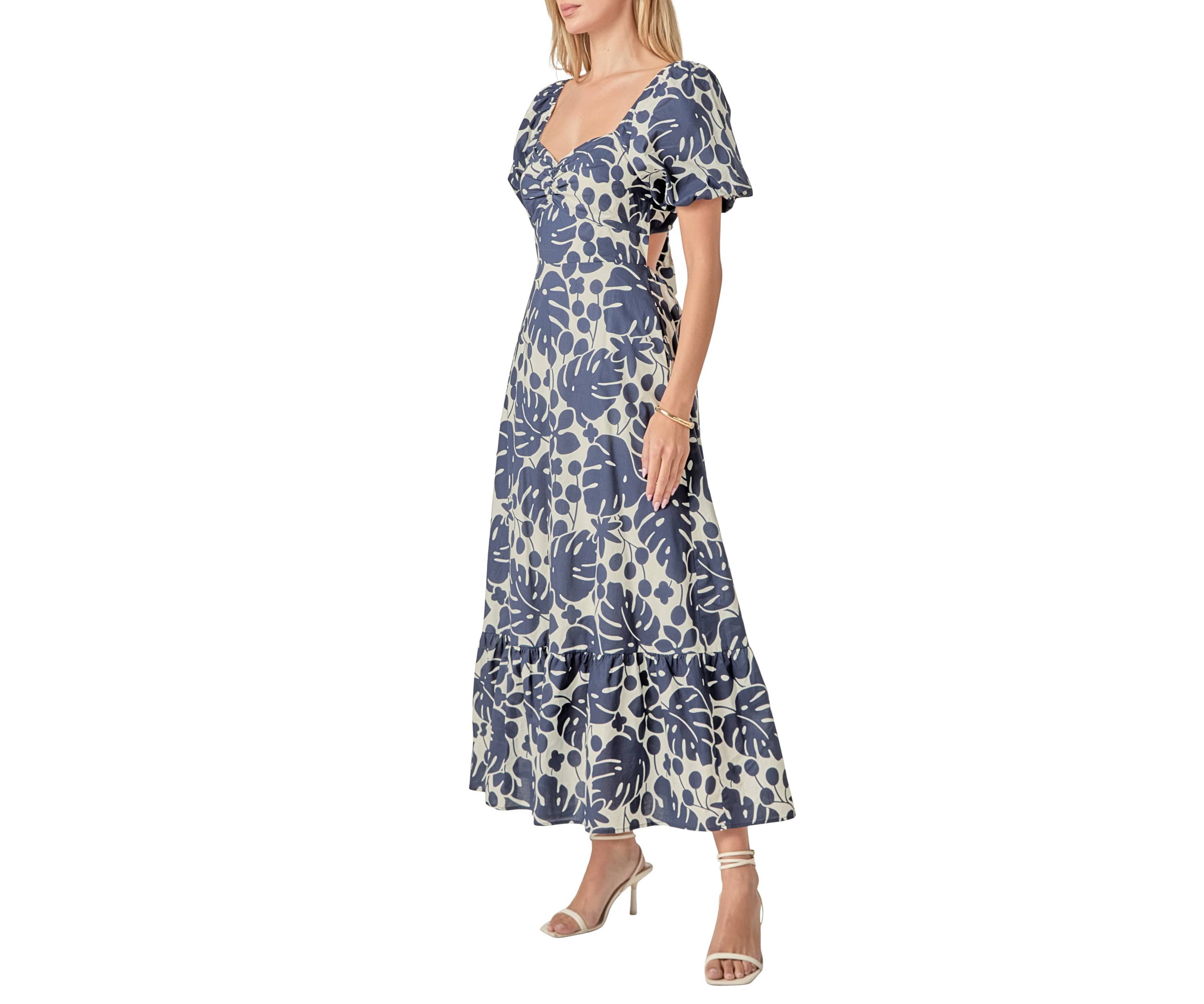 Floral Print Maxi Dress