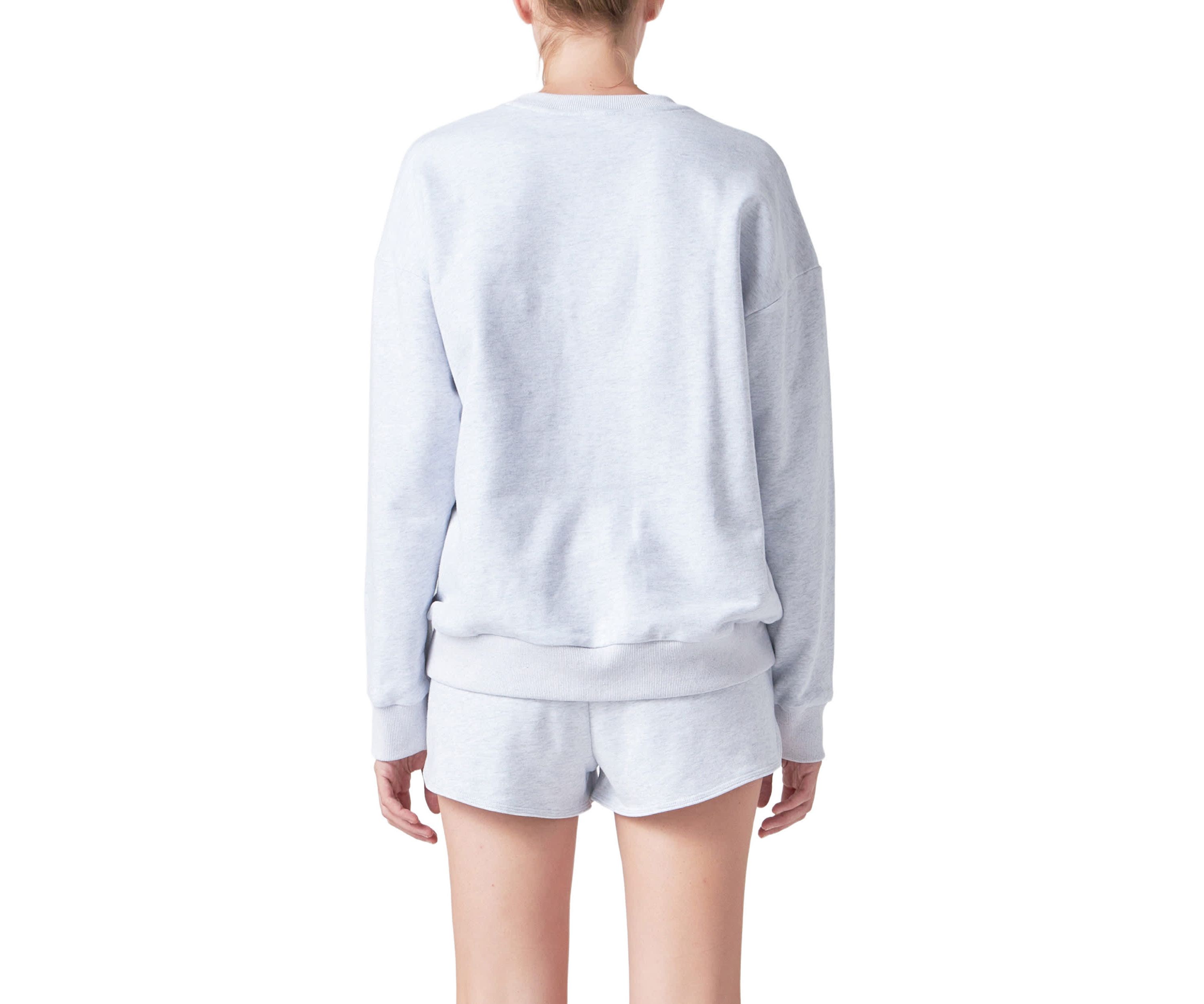 Letter Patch Sweatshirt