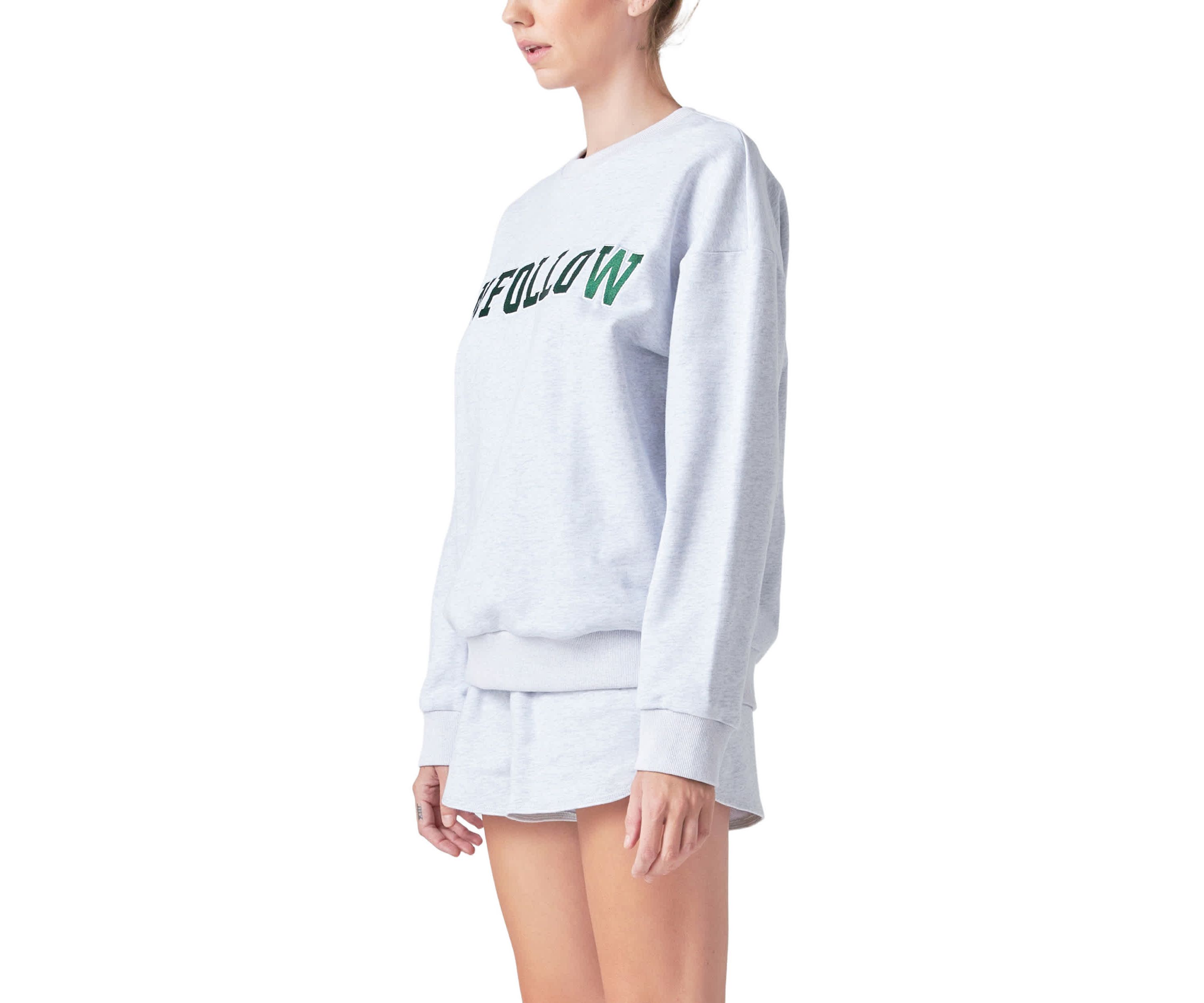 Letter Patch Sweatshirt