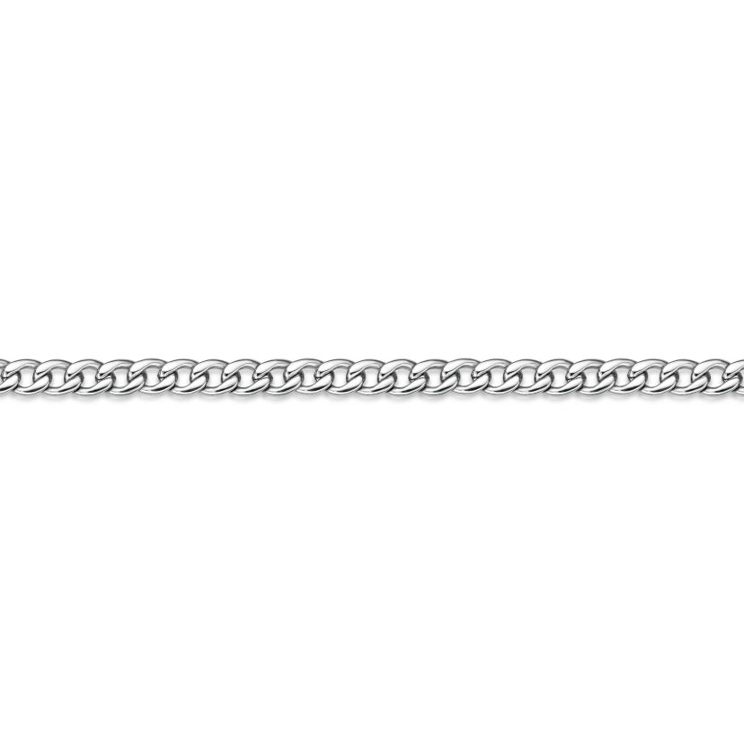 Stainless Steel 7 mm Curb Chain Necklace