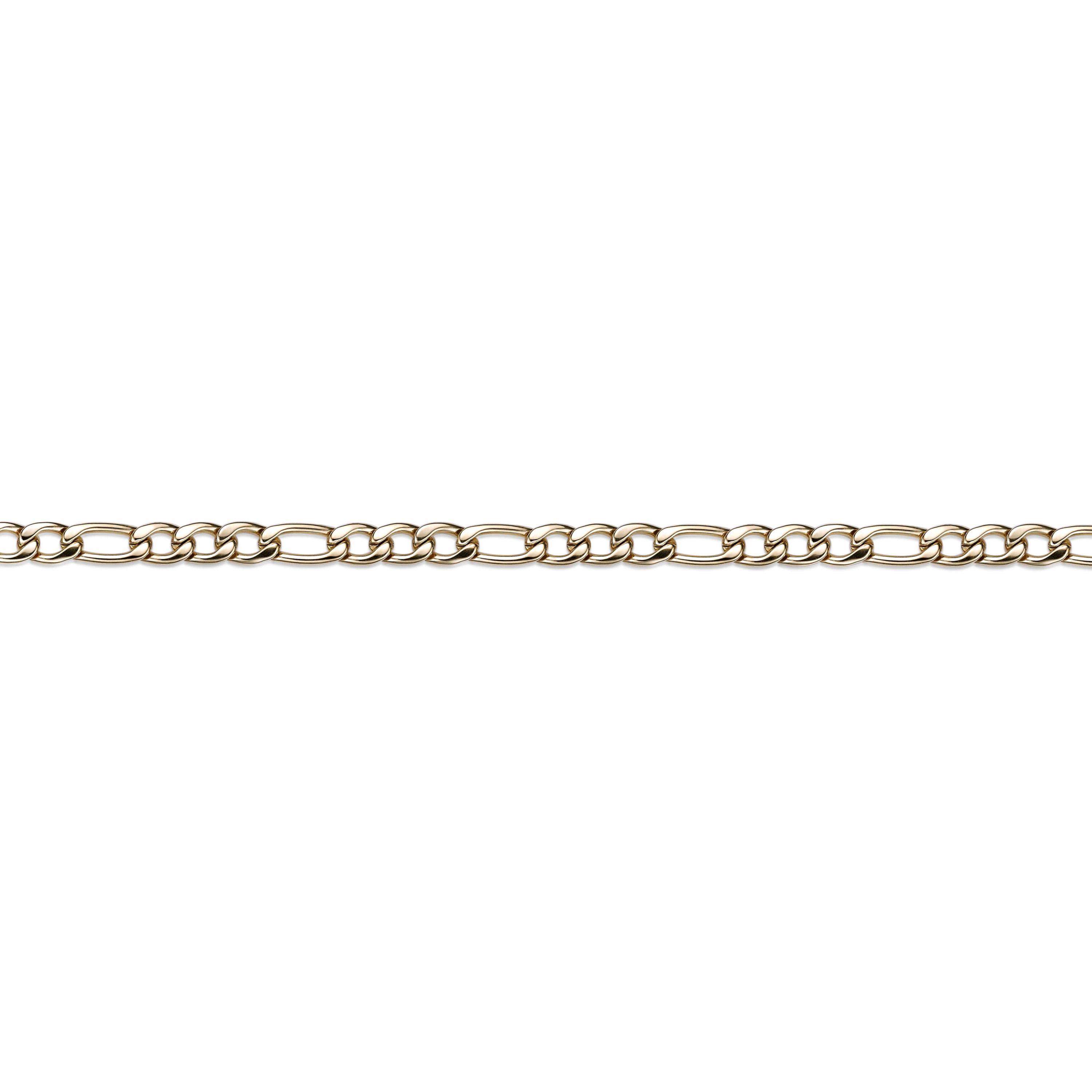 Stainless Steel 3mm Figaro Chain Necklace