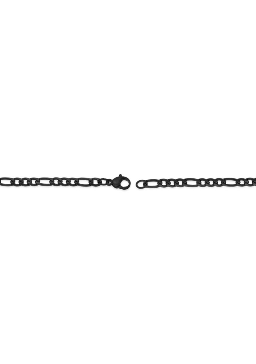Stainless Steel 4mm Figaro Chain Necklace