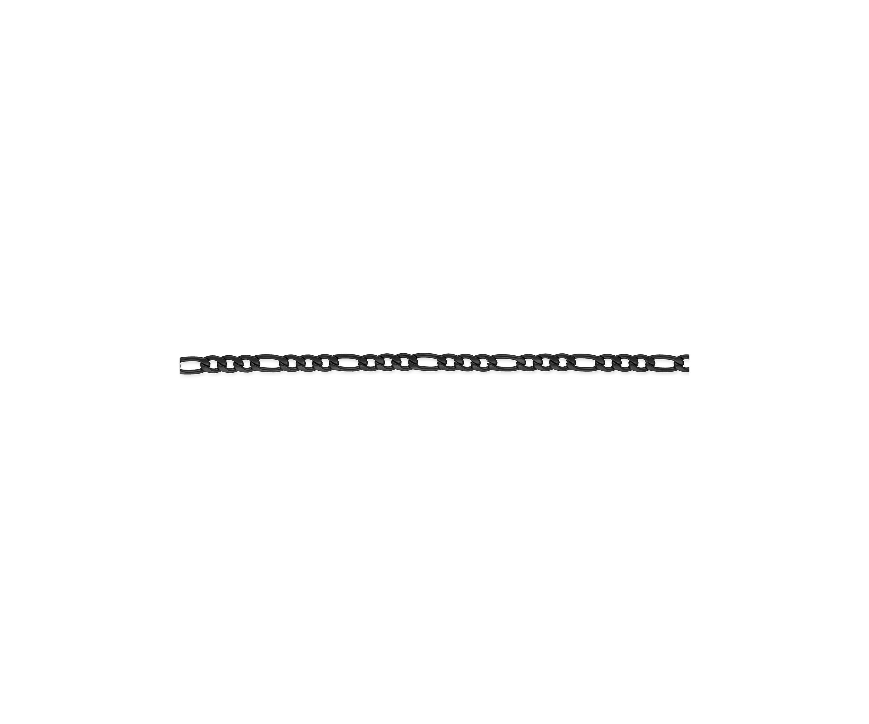 Stainless Steel 4mm Figaro Chain Necklace