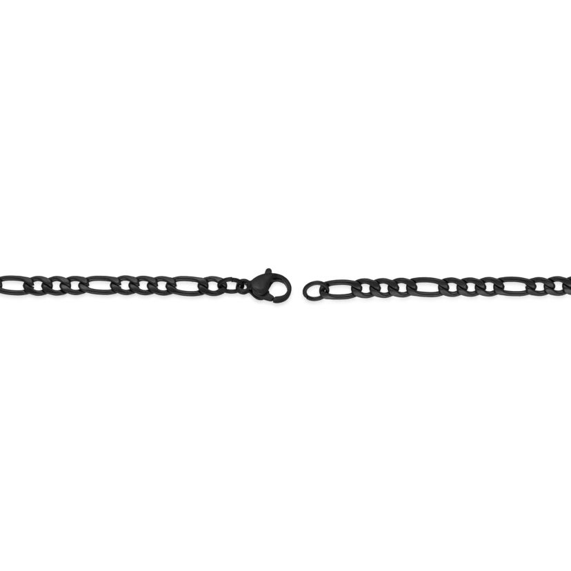 Stainless Steel 4mm Figaro Chain Necklace