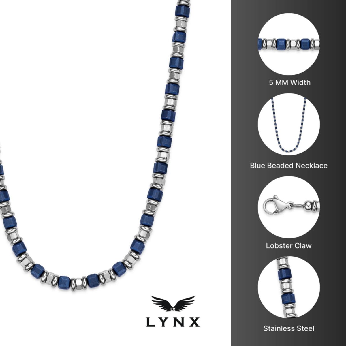 Stainless Steel Bead Chain Necklace