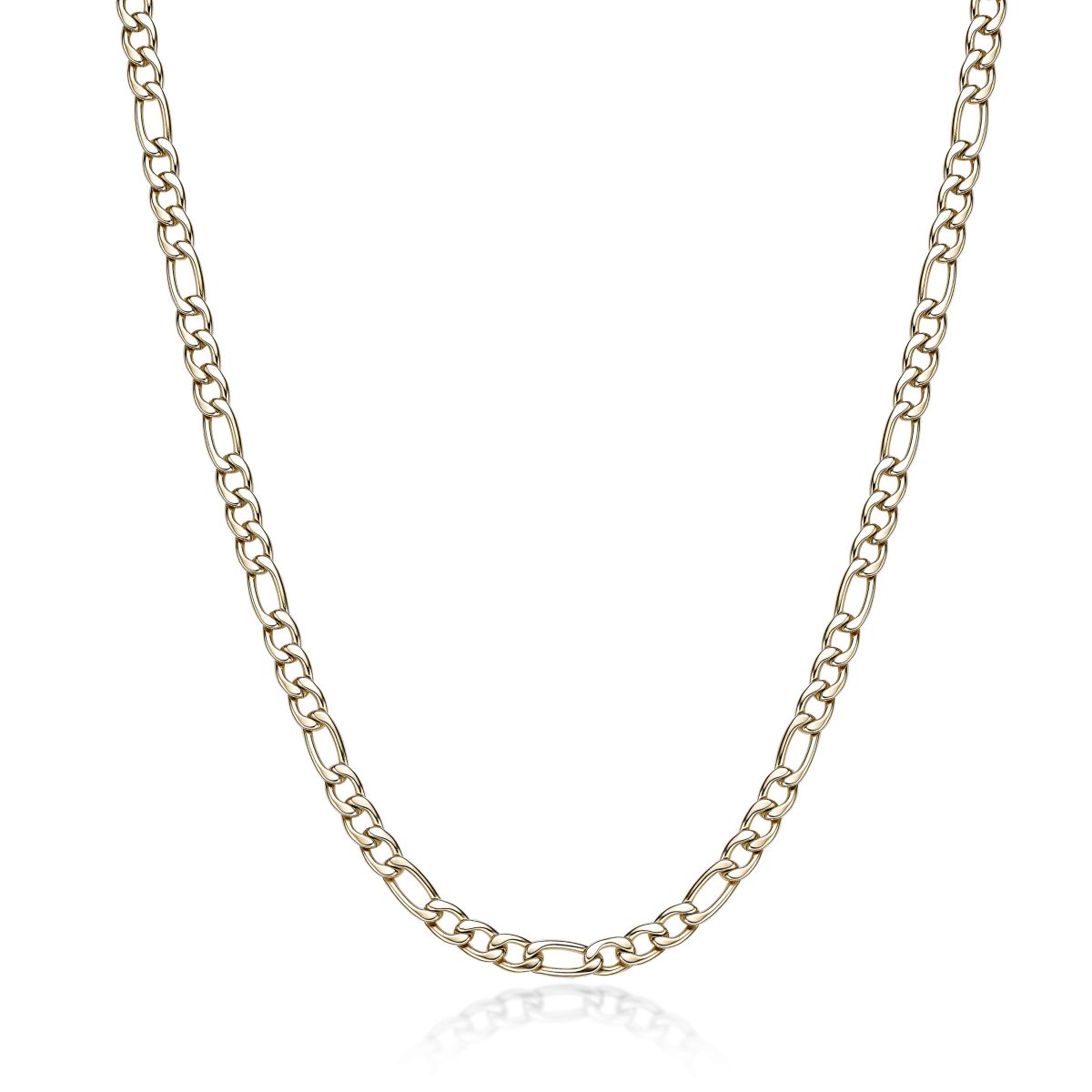 Stainless Steel 6mm Figaro Chain Necklace