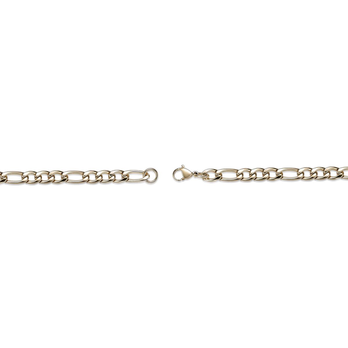 Stainless Steel 6mm Figaro Chain Necklace