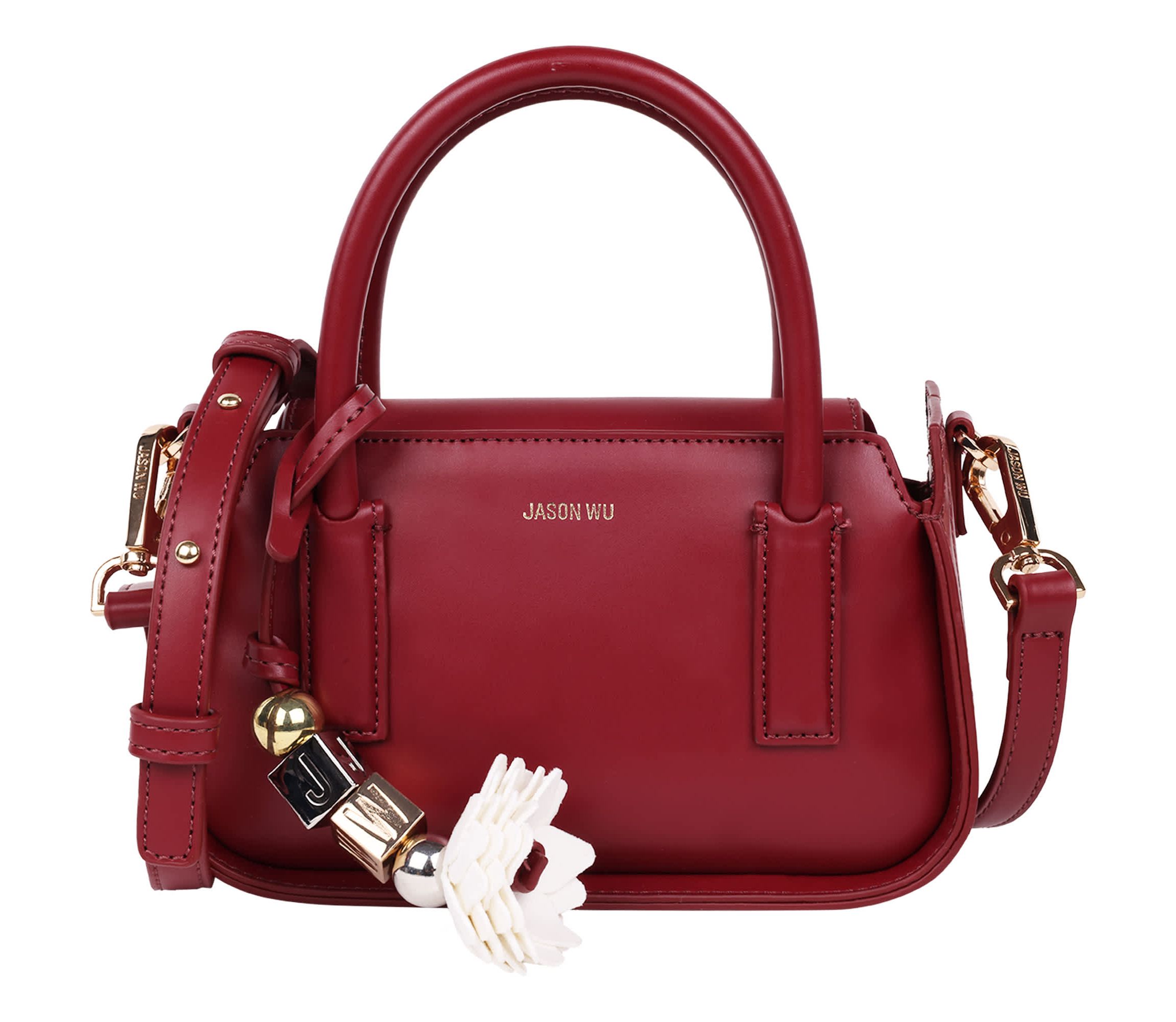 Jason Wu Structured Mini Bag with Removable Crossbody Strap & JW Charm