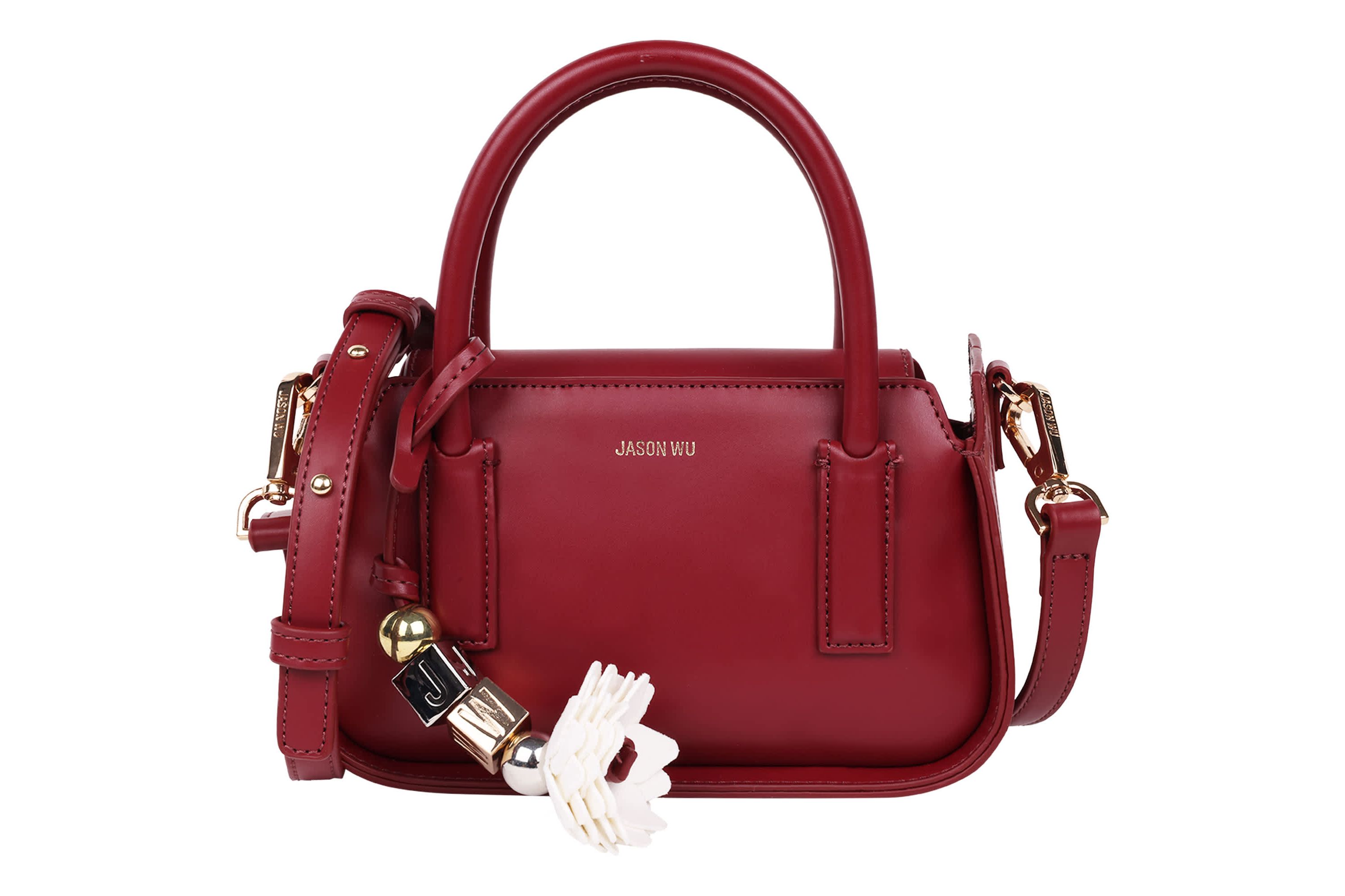 Jason Wu Structured Mini Bag with Removable Crossbody Strap & JW Charm