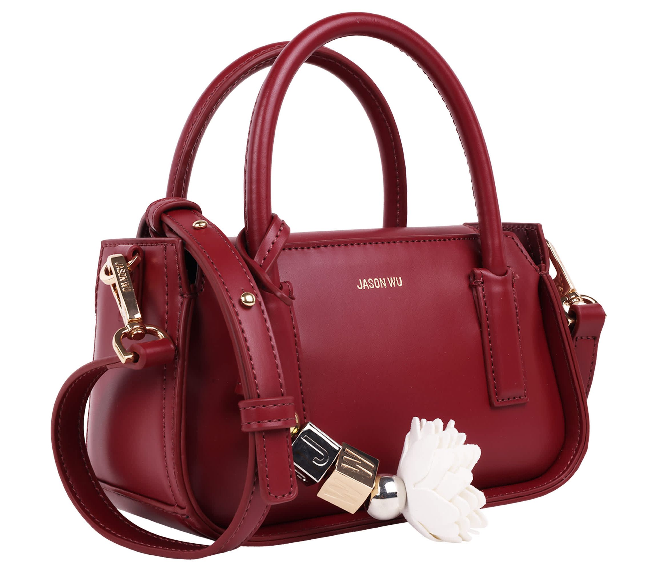 Jason Wu Structured Mini Bag with Removable Crossbody Strap & JW Charm