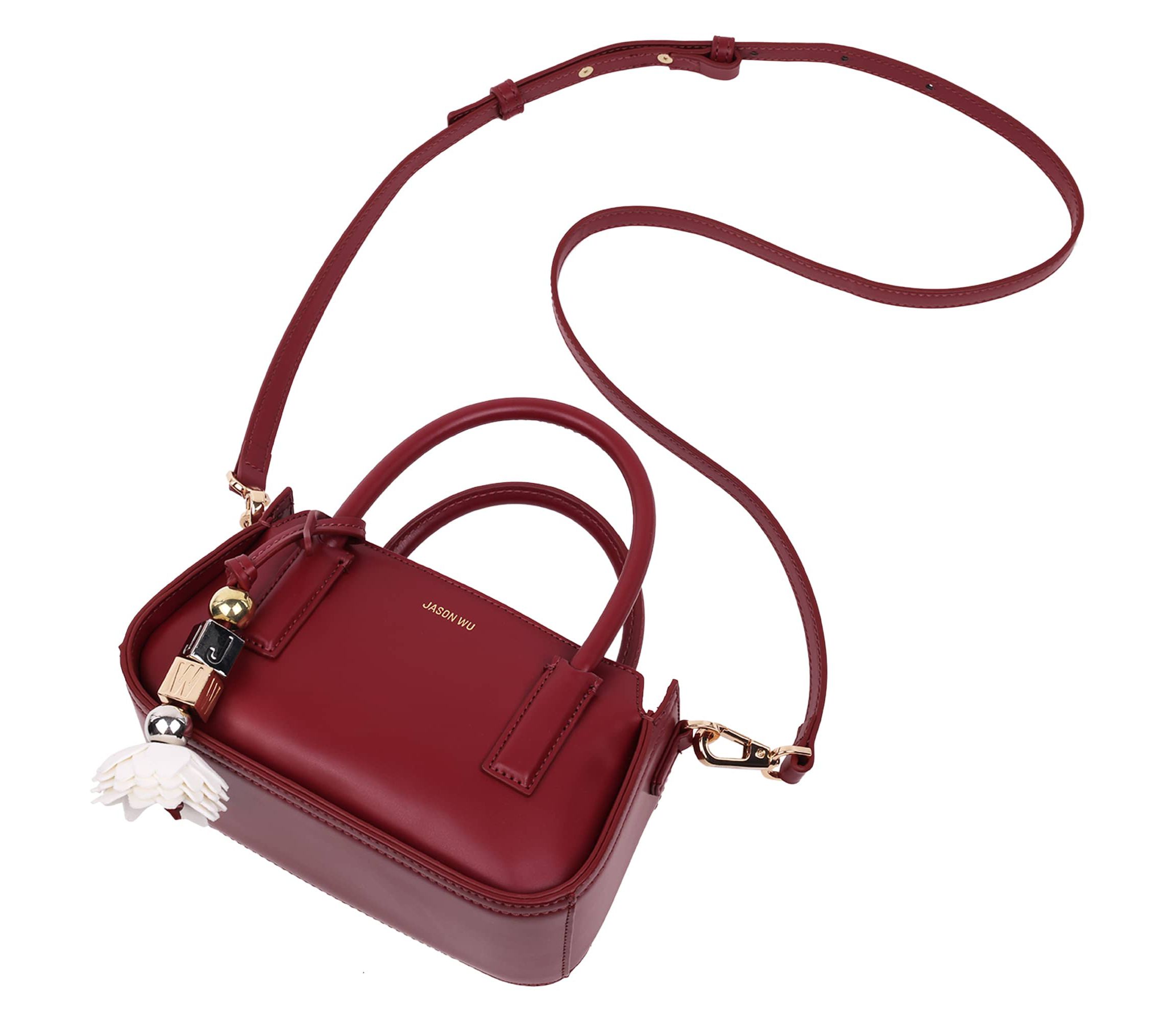 Jason Wu Structured Mini Bag with Removable Crossbody Strap & JW Charm