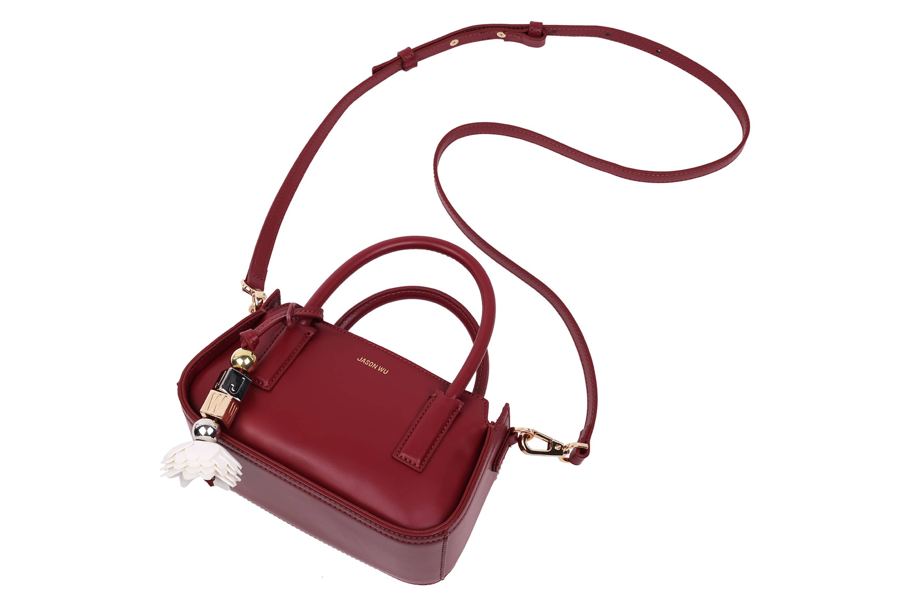 Jason Wu Structured Mini Bag with Removable Crossbody Strap & JW Charm