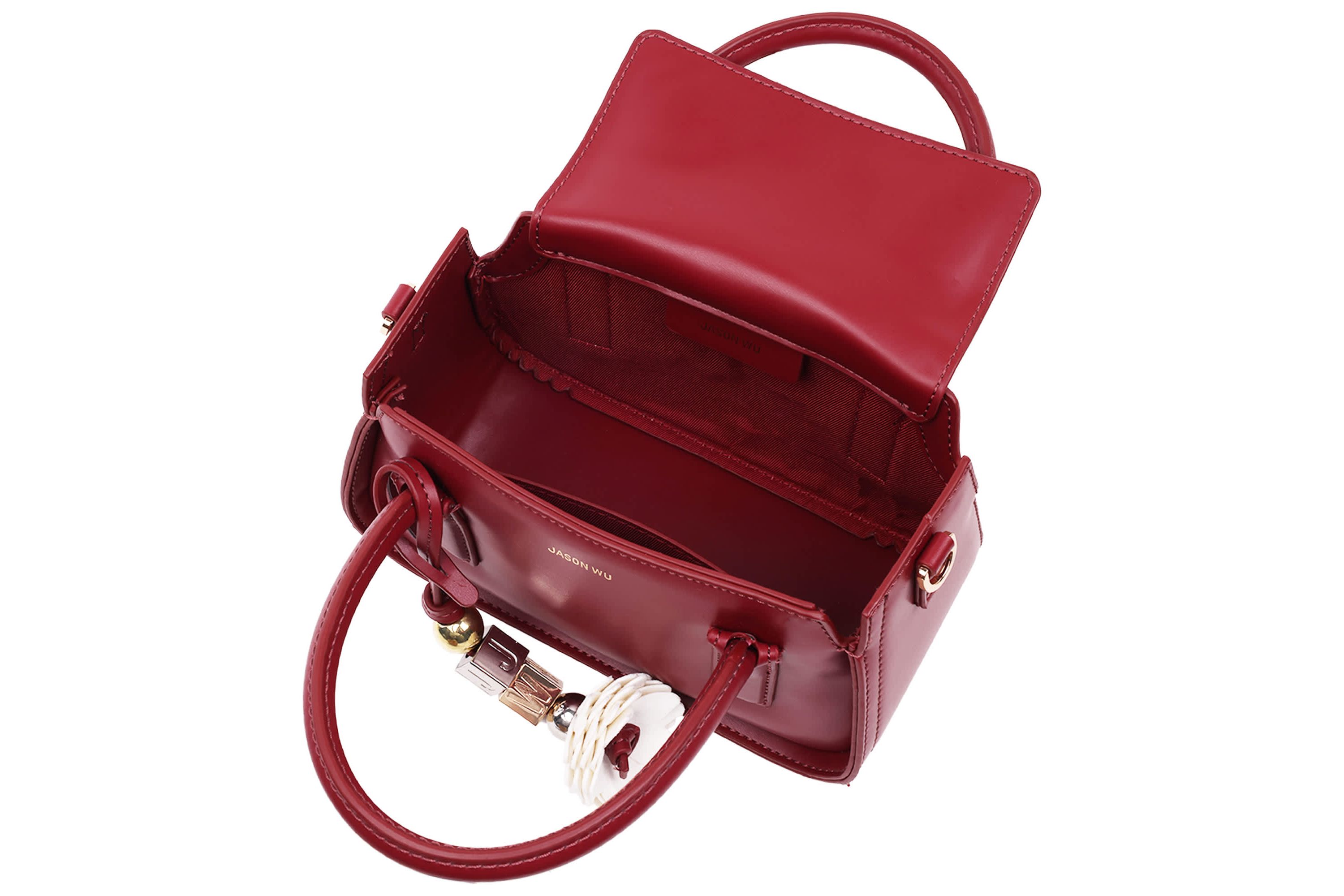 Jason Wu Structured Mini Bag with Removable Crossbody Strap & JW Charm