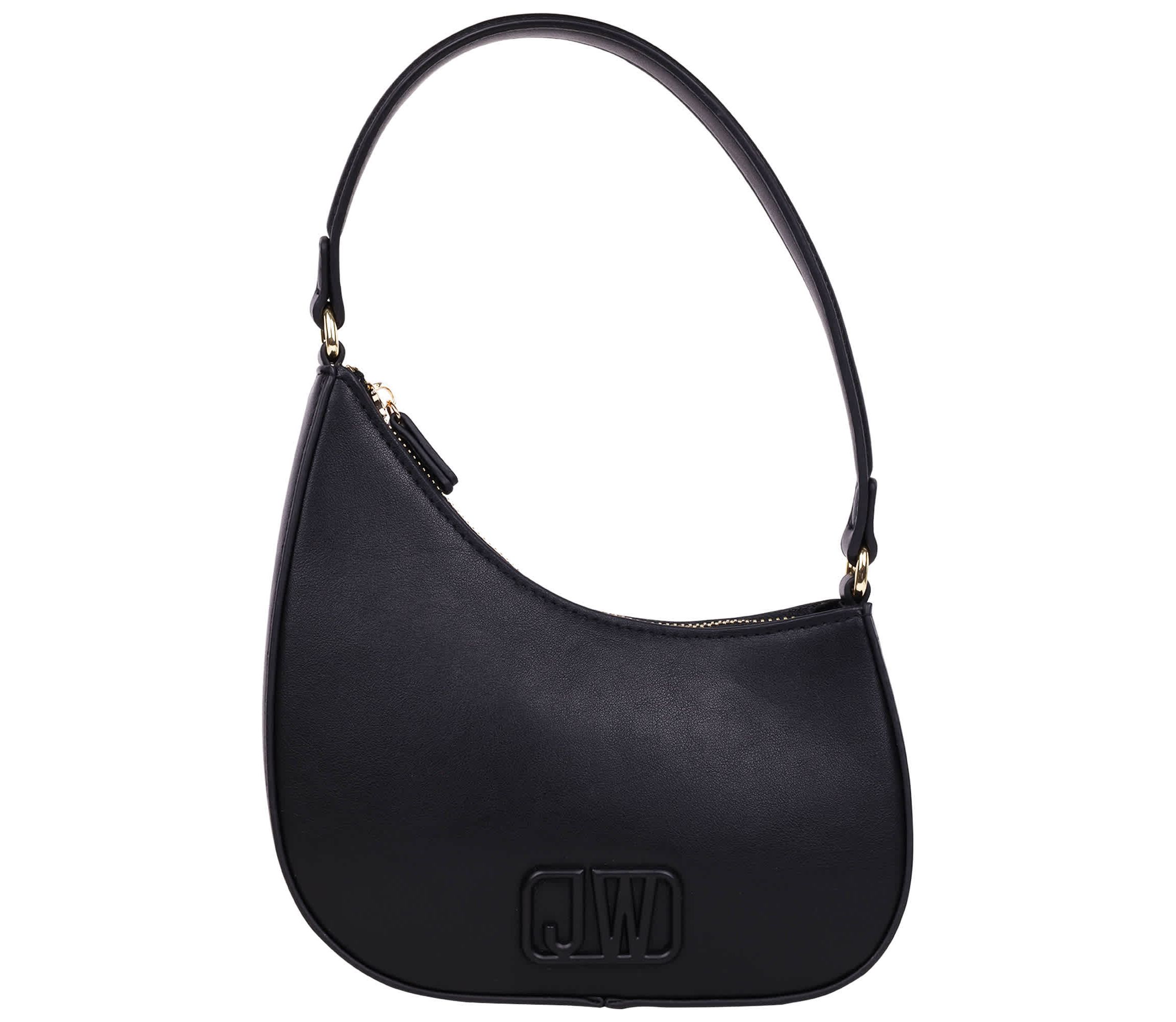 Jason Wu Smooth PU Shoulder Bag with Tonal 3D Logo