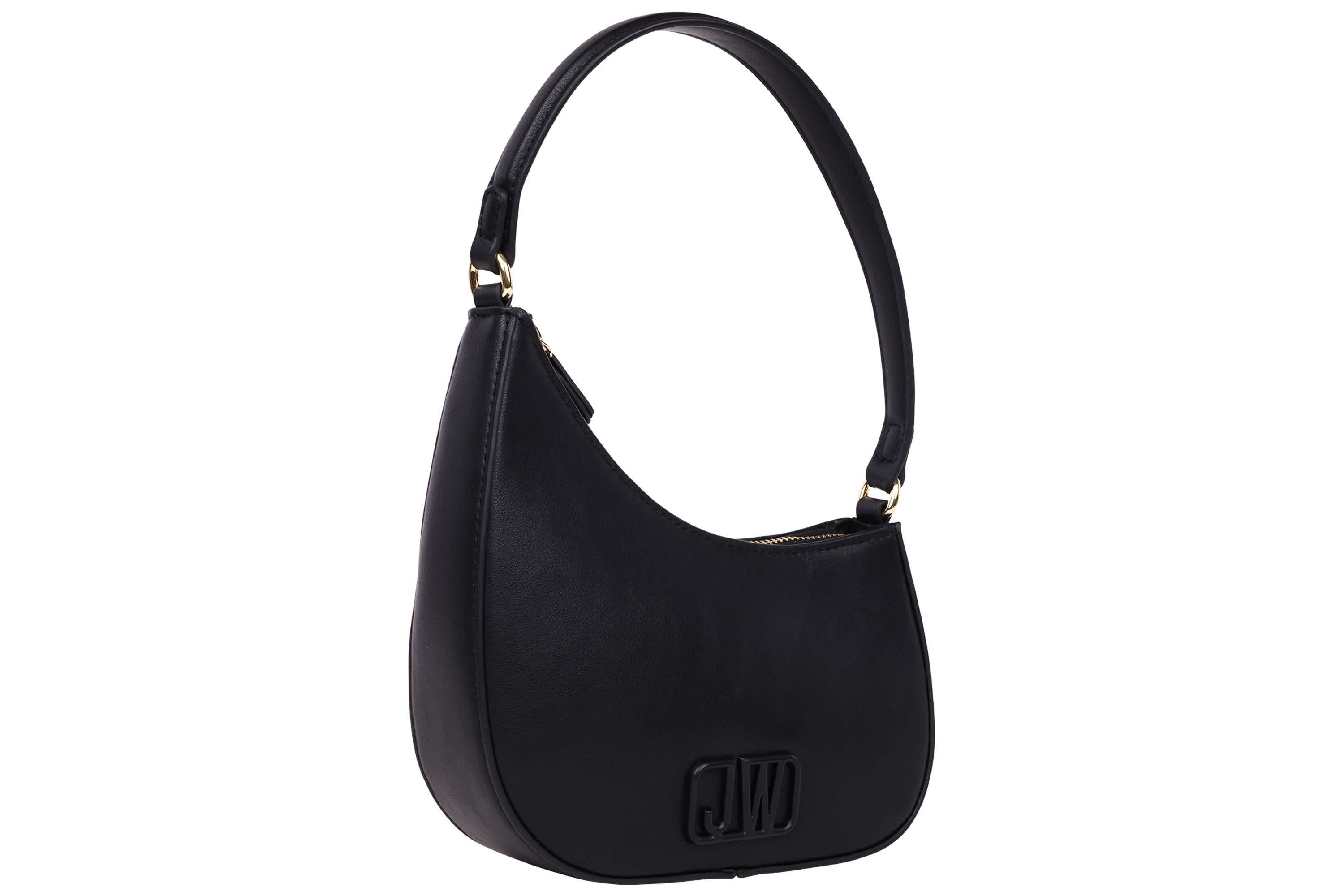 Jason Wu Smooth PU Shoulder Bag with Tonal 3D Logo