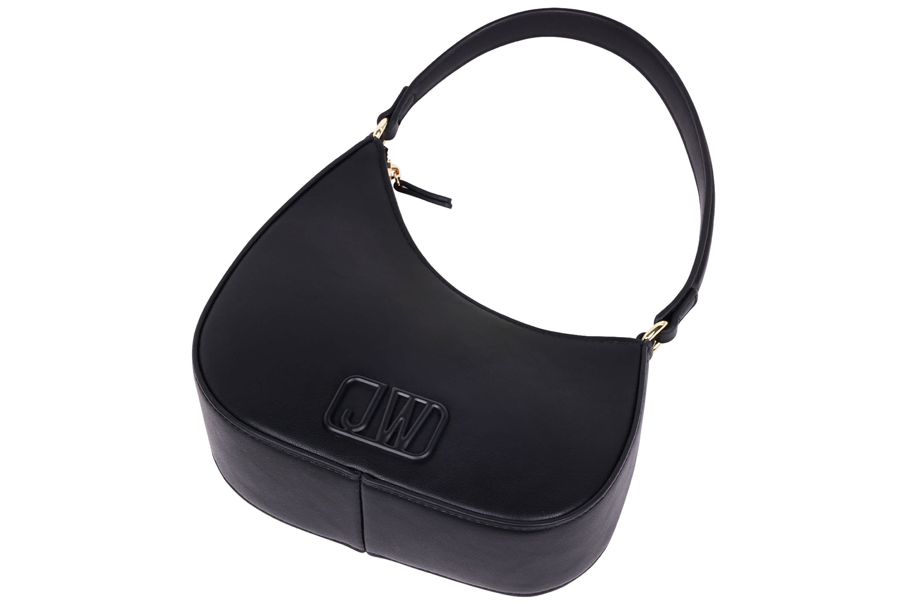 Jason Wu Smooth PU Shoulder Bag with Tonal 3D Logo