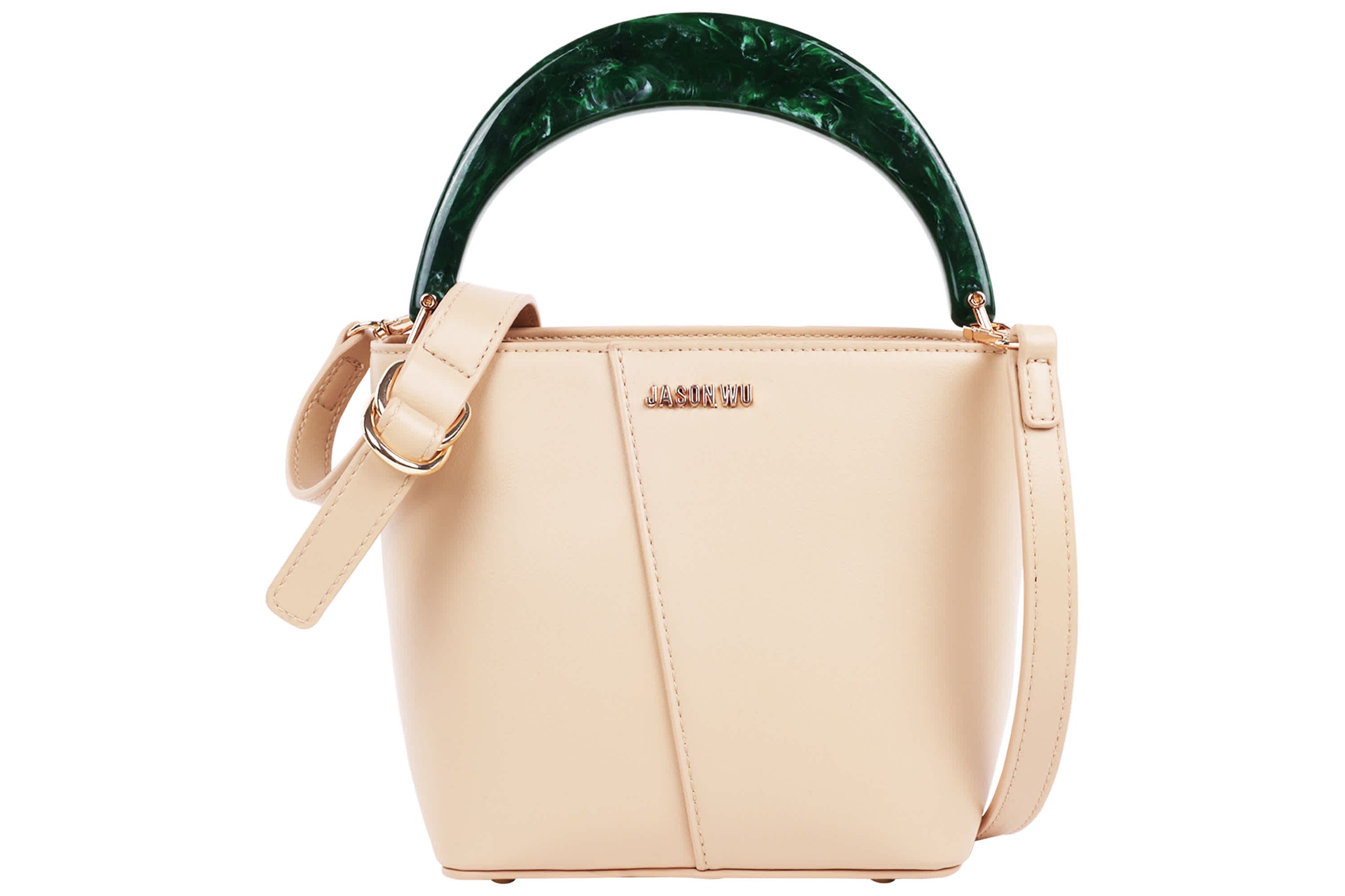 Jason Wu Small Smooth PU Tote with Acrylic Top Handle