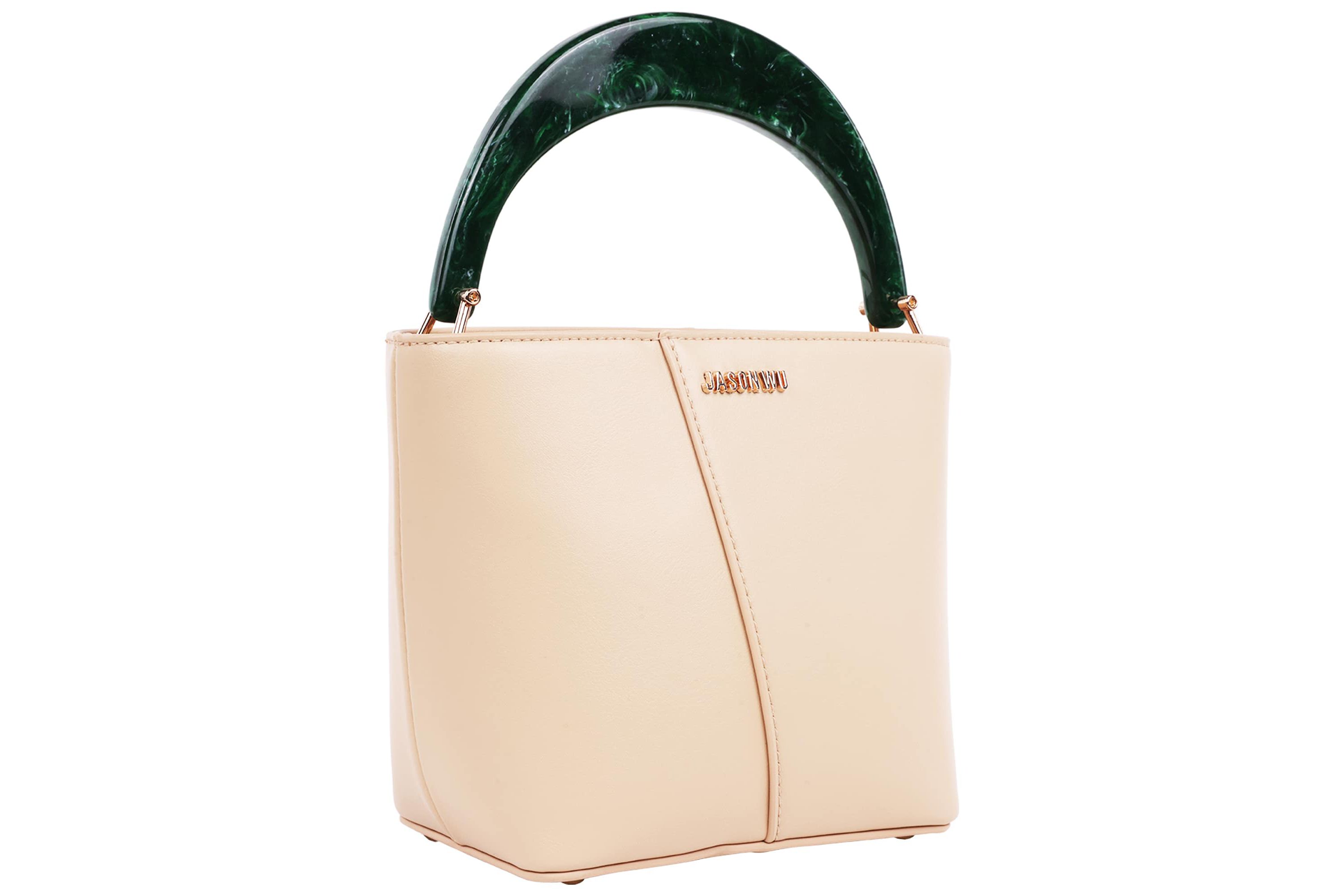 Jason Wu Small Smooth PU Tote with Acrylic Top Handle