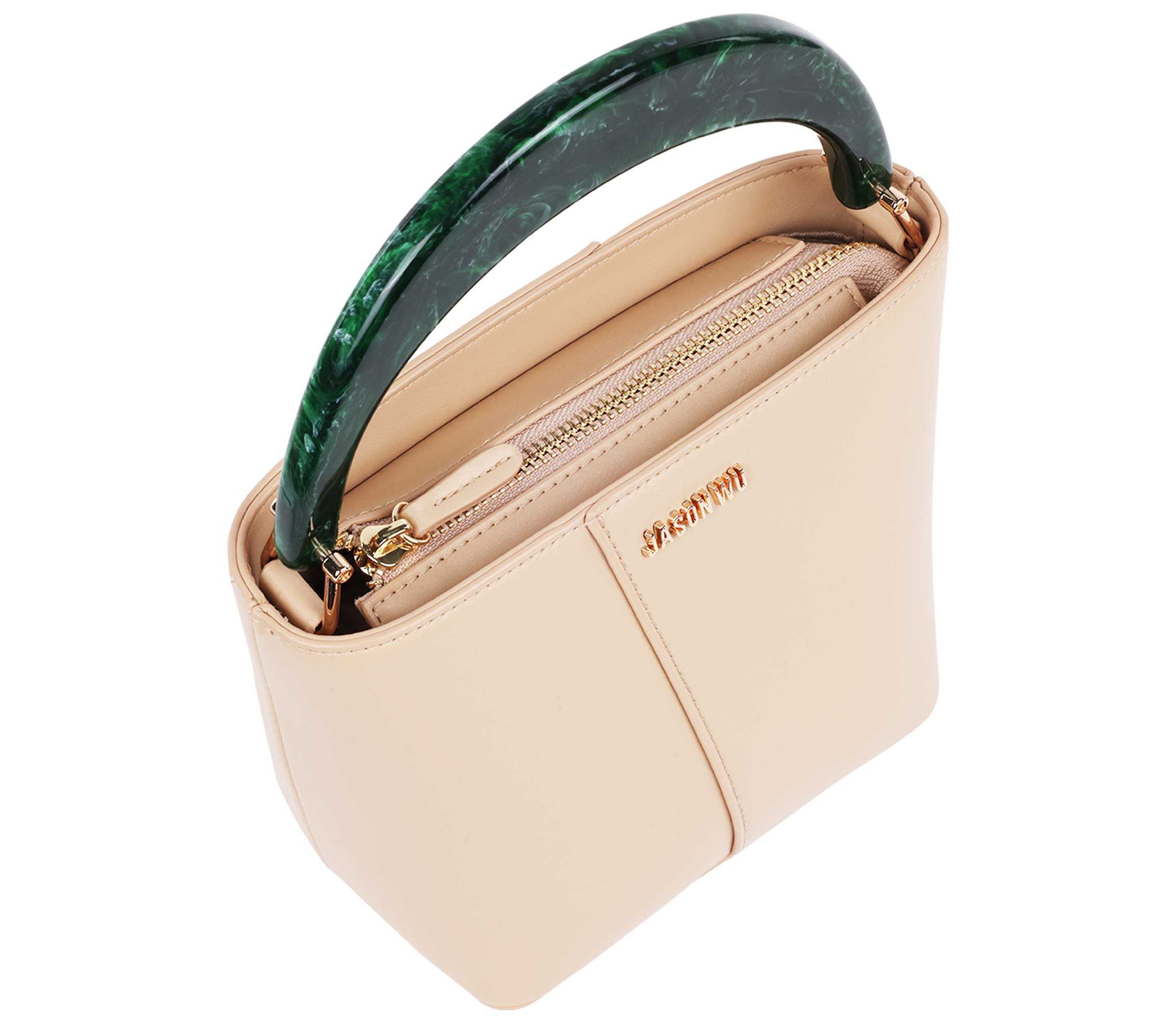 Jason Wu Small Smooth PU Tote with Acrylic Top Handle