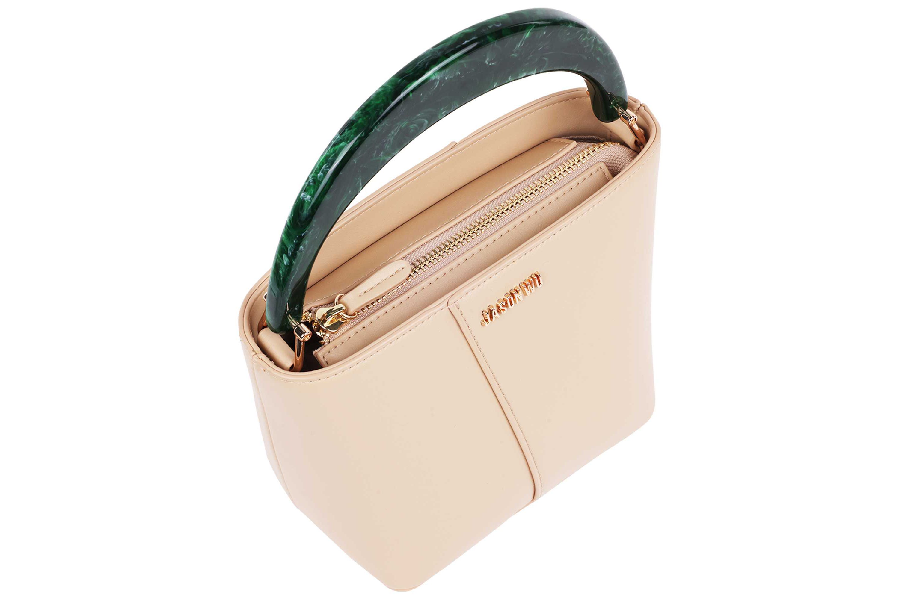 Jason Wu Small Smooth PU Tote with Acrylic Top Handle