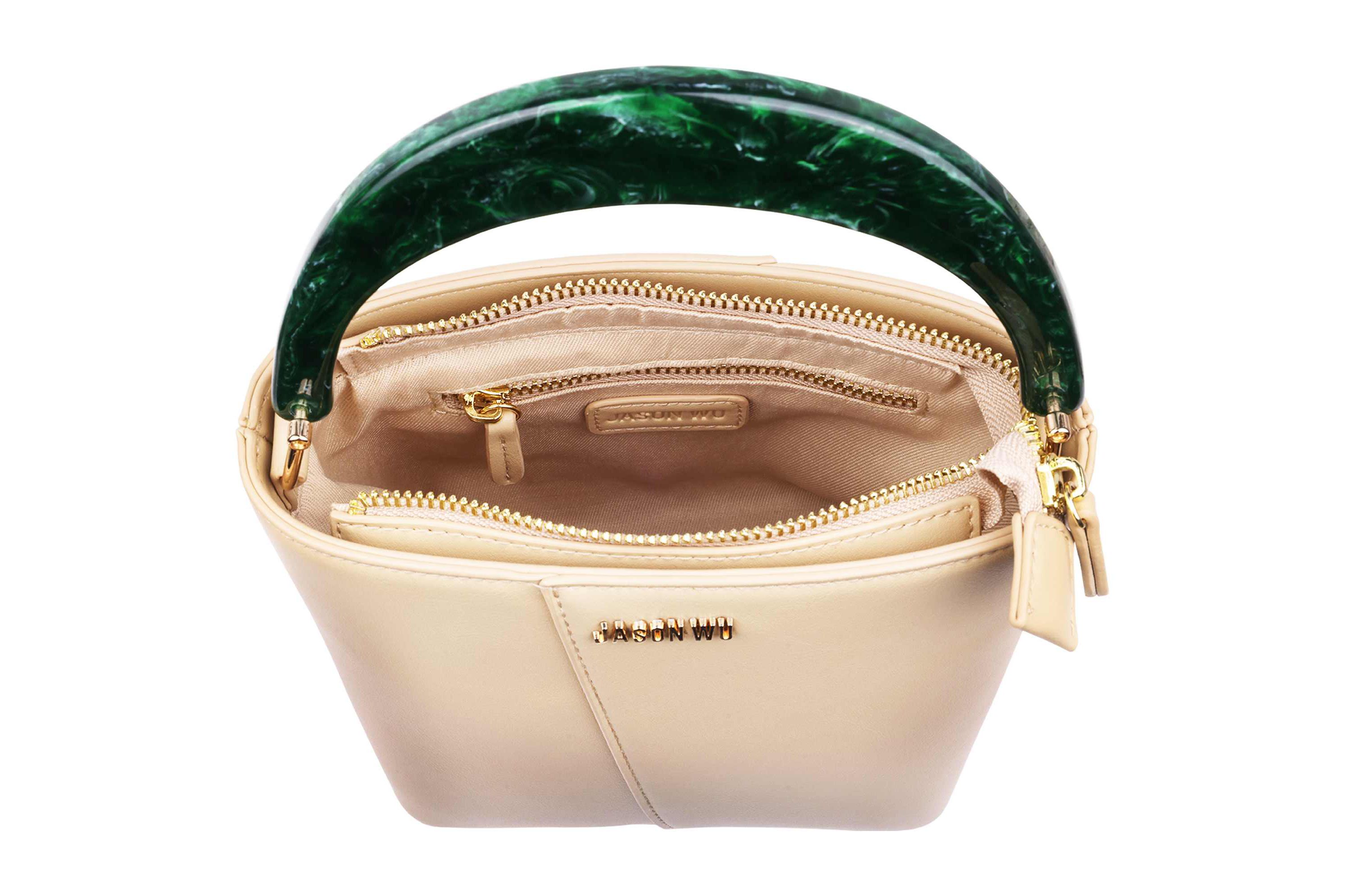 Jason Wu Small Smooth PU Tote with Acrylic Top Handle