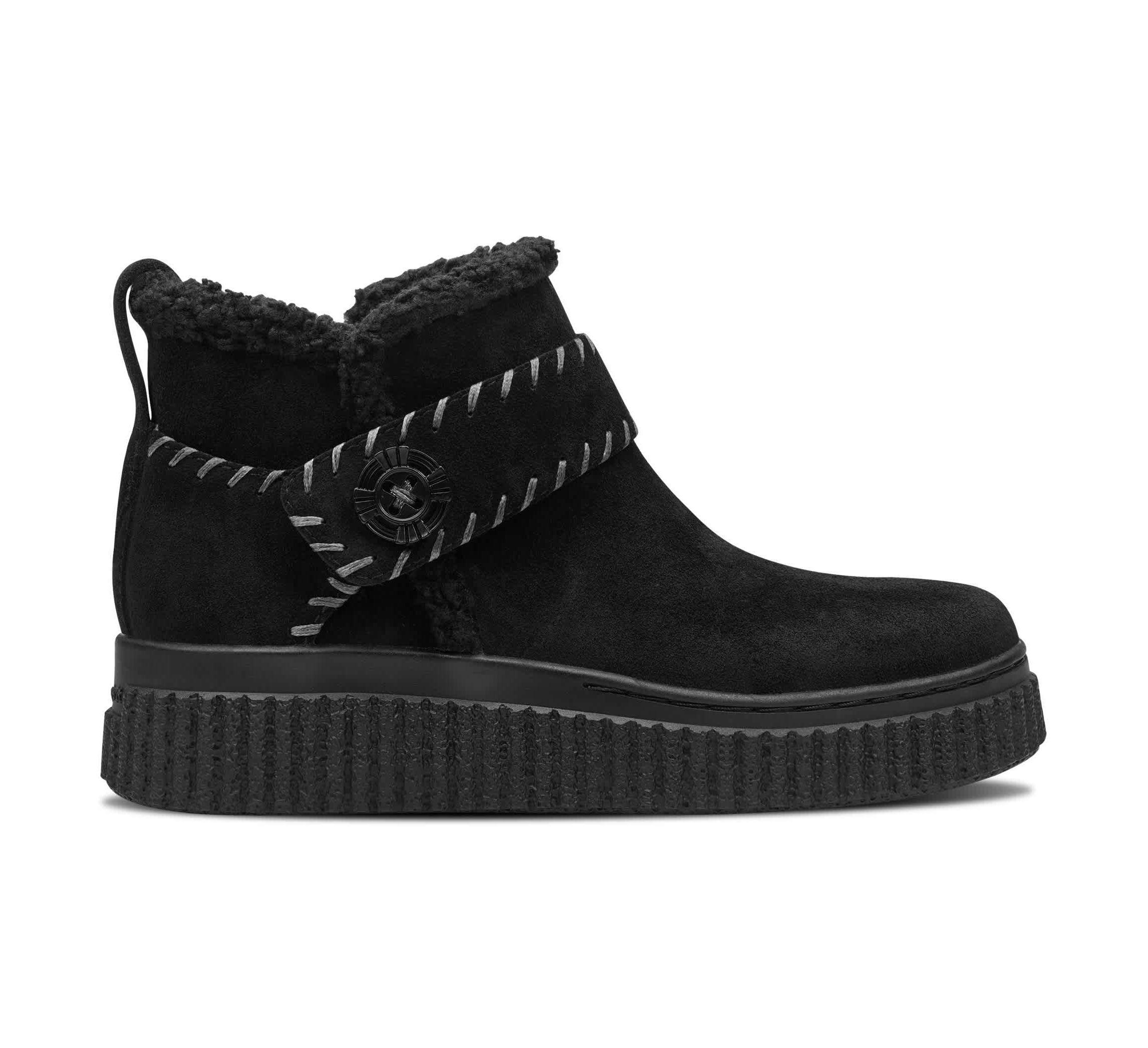 Brendan Round Toe Side Zip Casual Booties