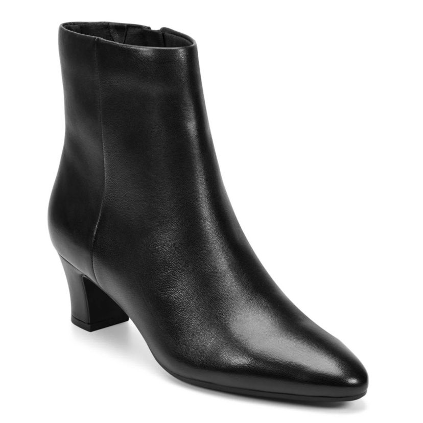 Isra eFlex Block Heel Dress Ankle Booties