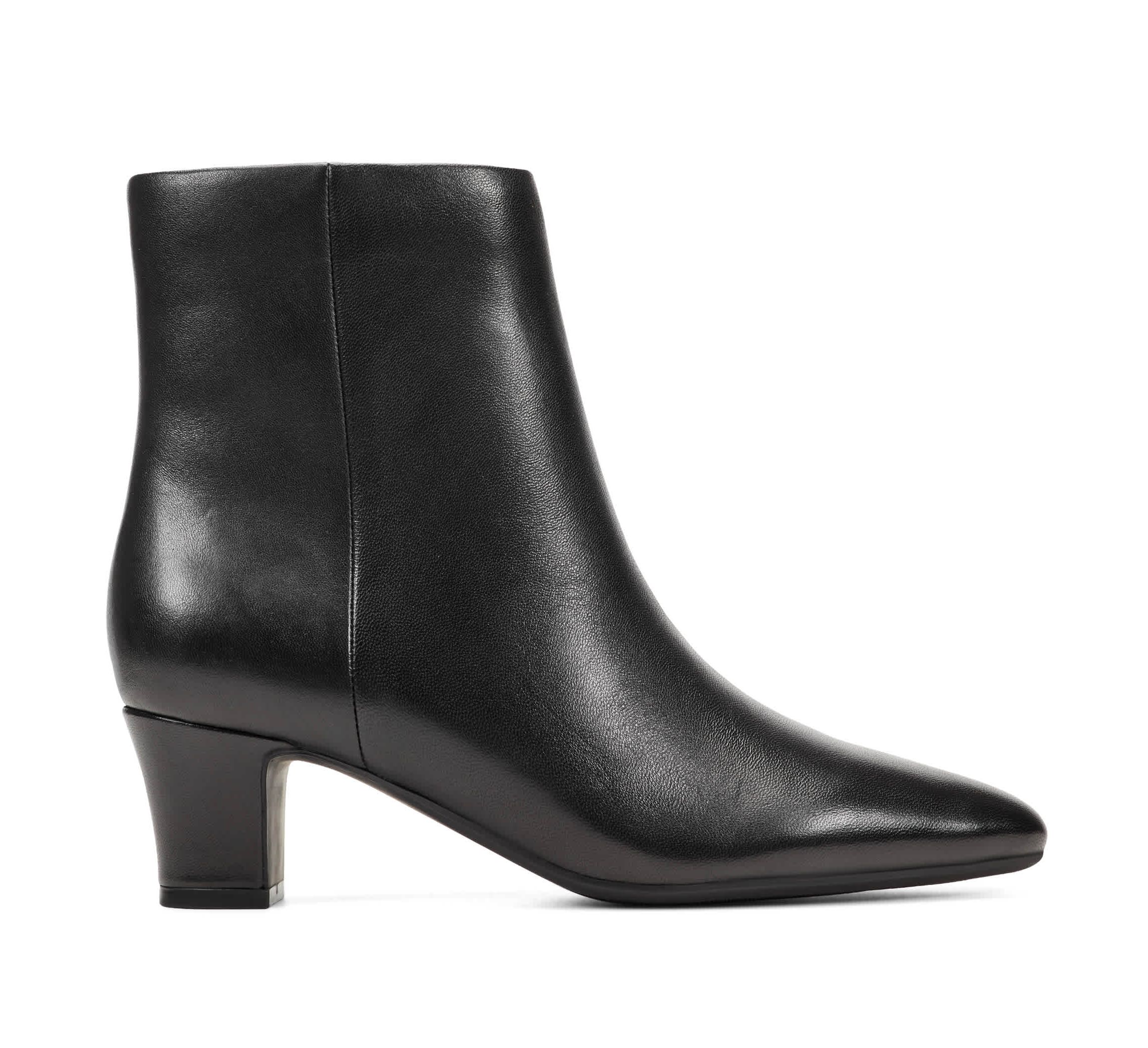 Isra eFlex Block Heel Dress Ankle Booties