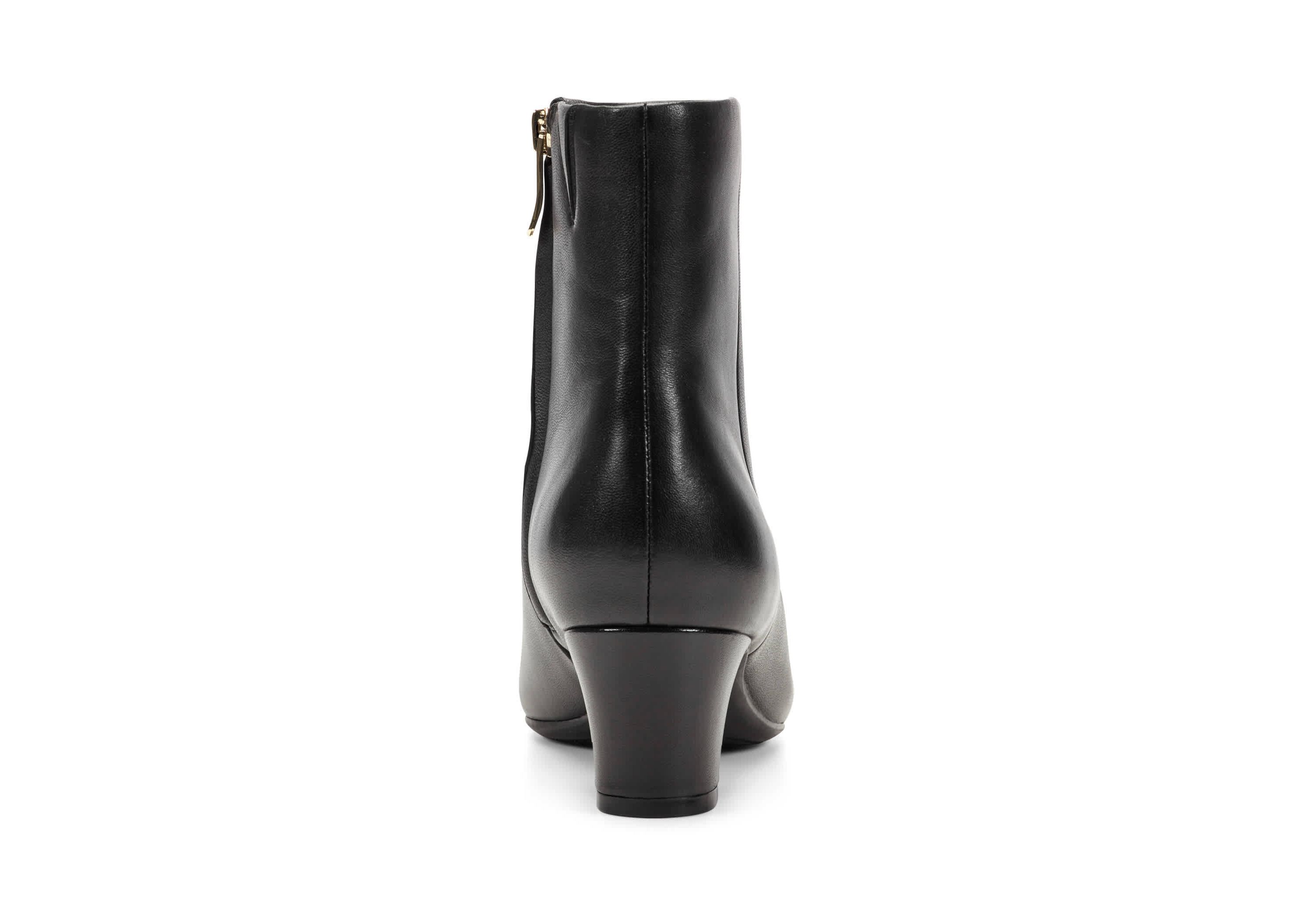Isra eFlex Block Heel Dress Ankle Booties