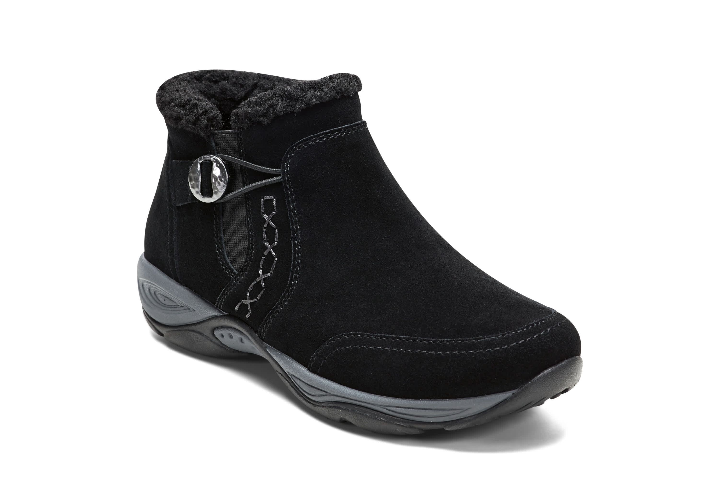 Erique Round Toe Casual Ankle Booties