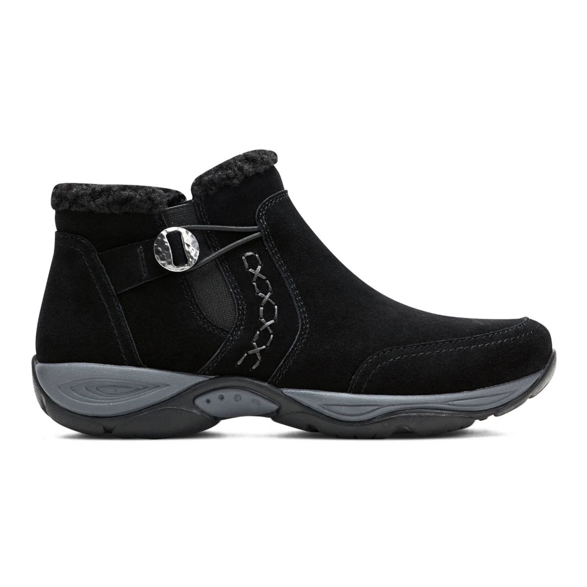 Erique Round Toe Casual Ankle Booties