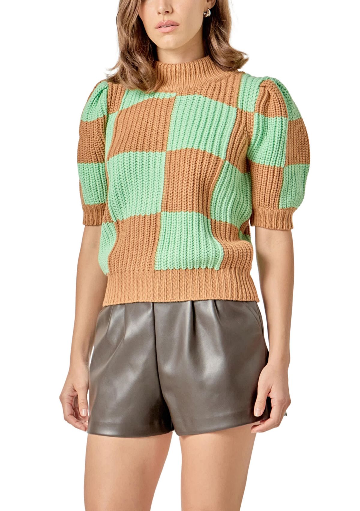 Check Pattern Sweater