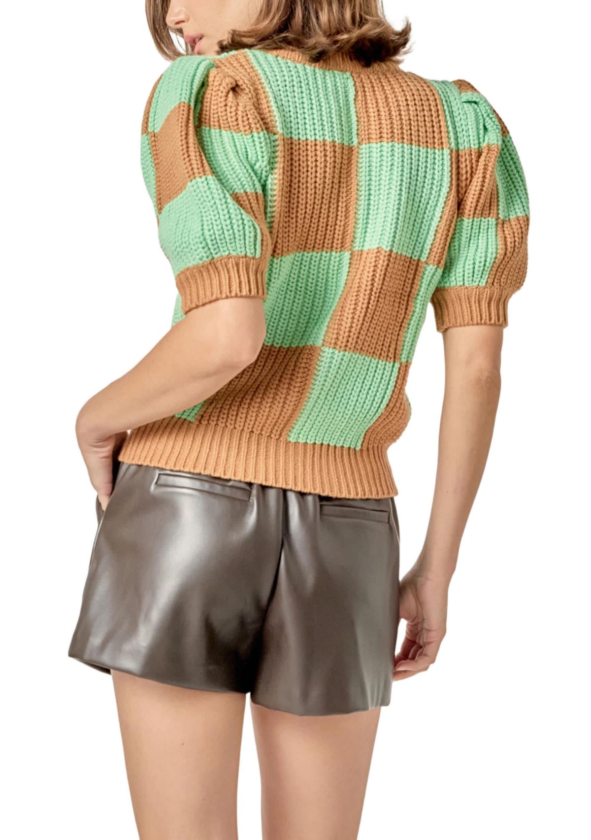 Check Pattern Sweater