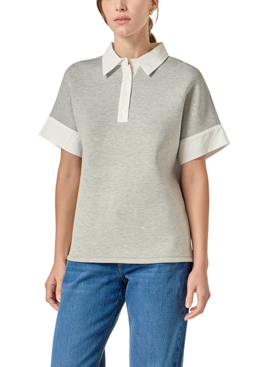 SCUBA COLLAR SWEATSHIRT
