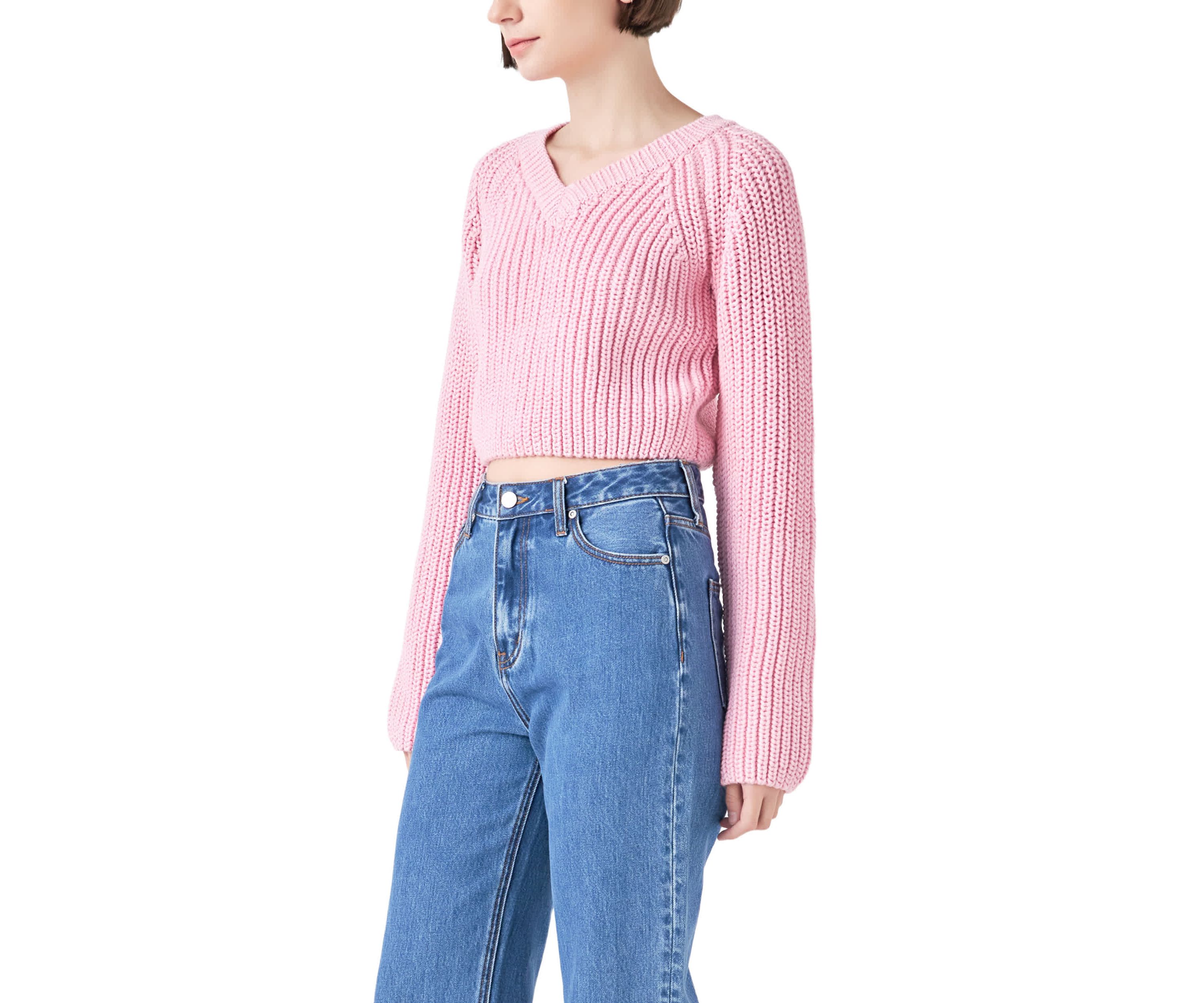 V-neck Knit Sweater