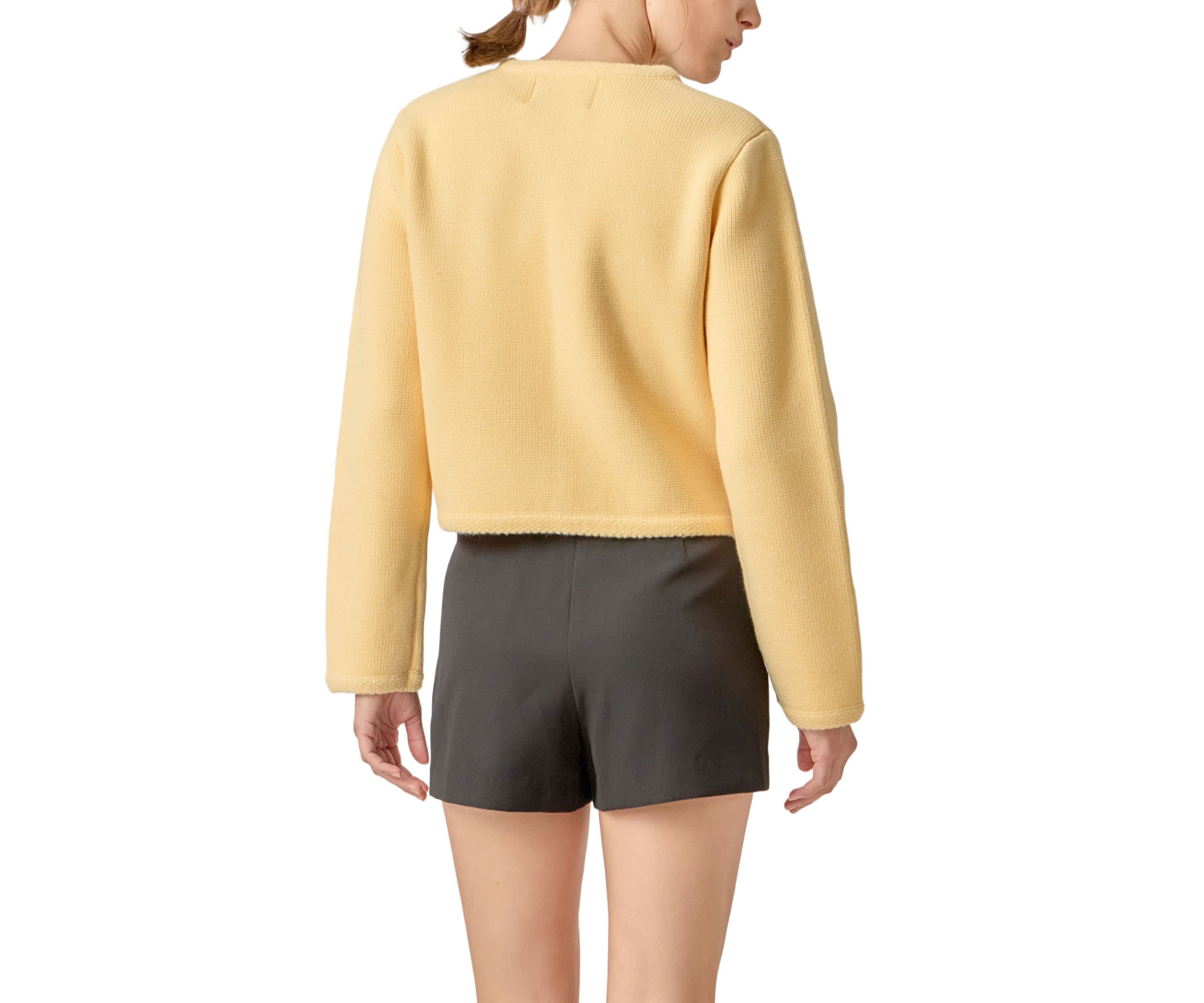 ROUND HEM CARDIGAN