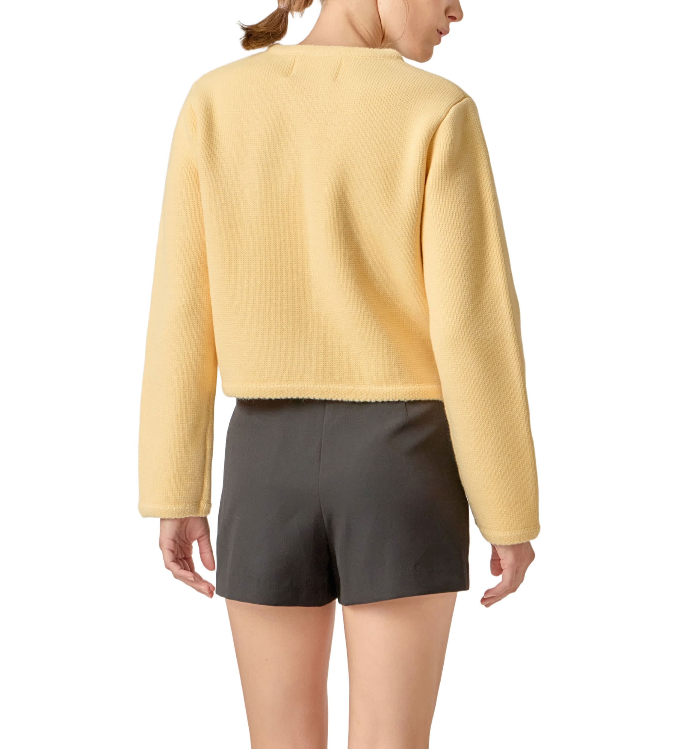 ROUND HEM CARDIGAN