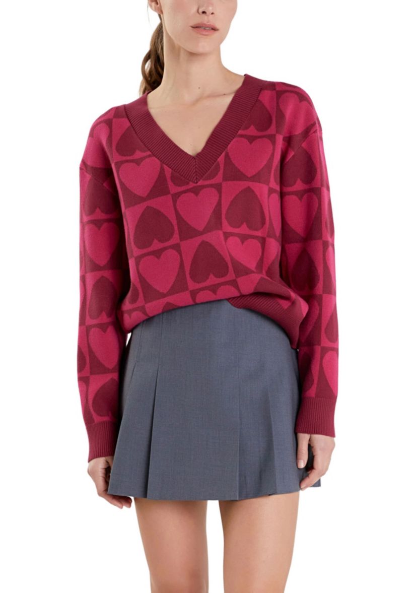 Heart Knit Sweater
