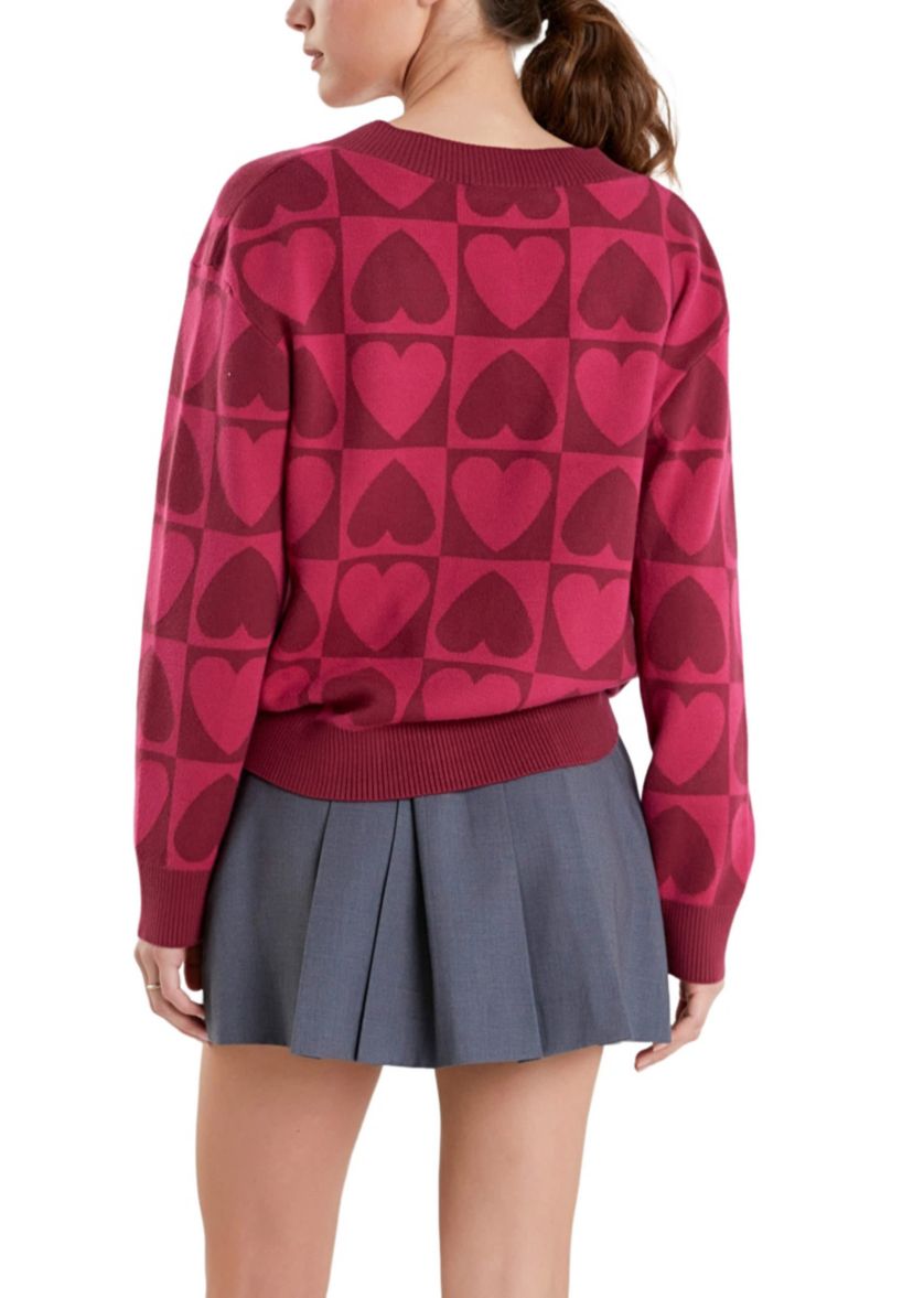 Heart Knit Sweater