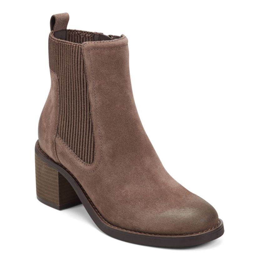 Yosline Block Heel Dress Ankle Booties