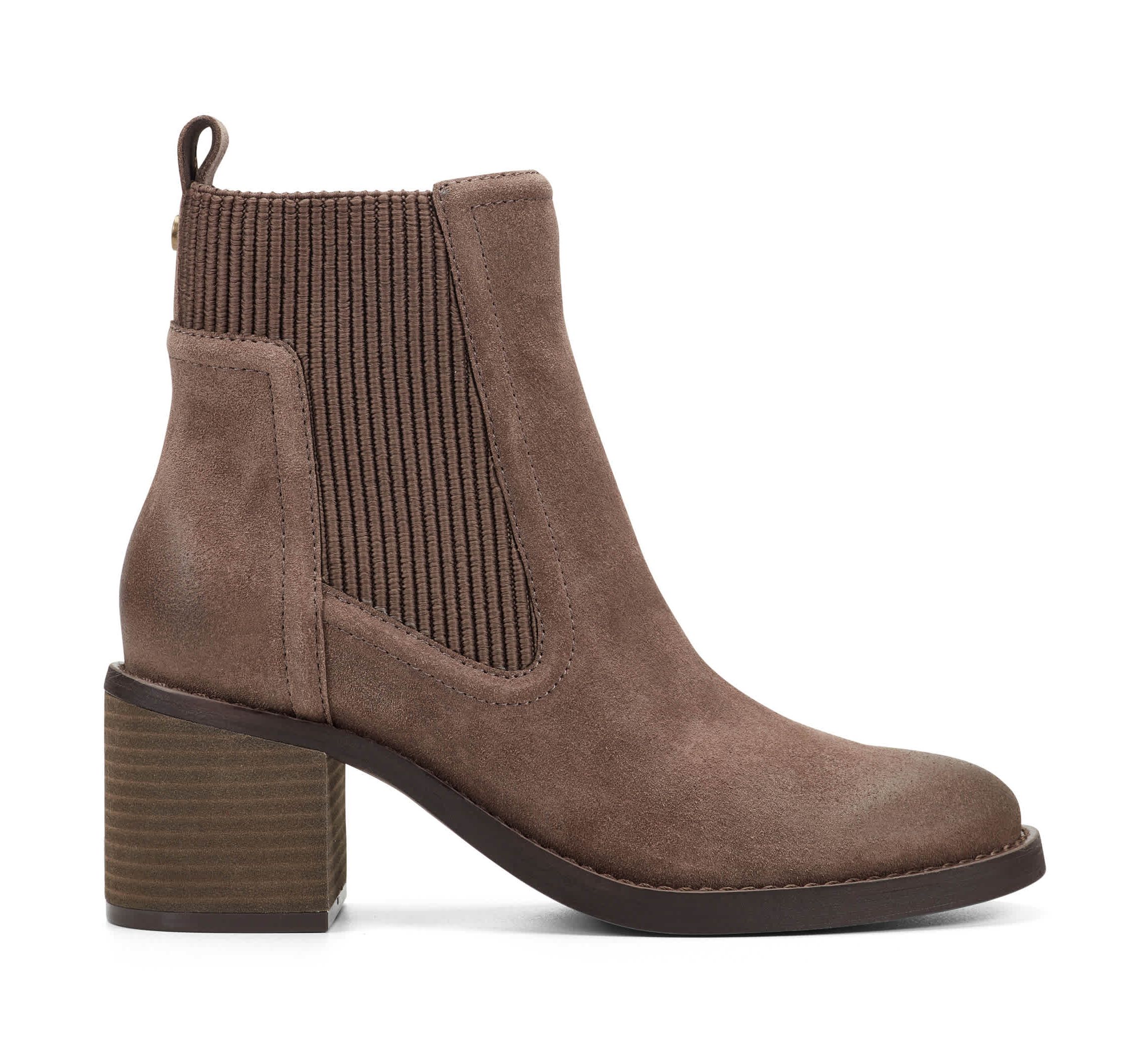 Yosline Block Heel Dress Ankle Booties