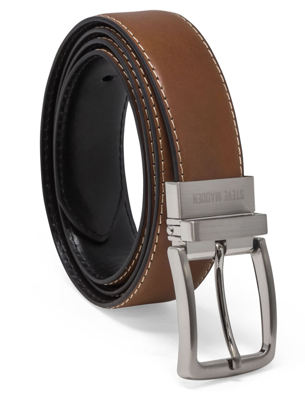 STEVE MADDEN CASUAL FEATHER EDGE BELT