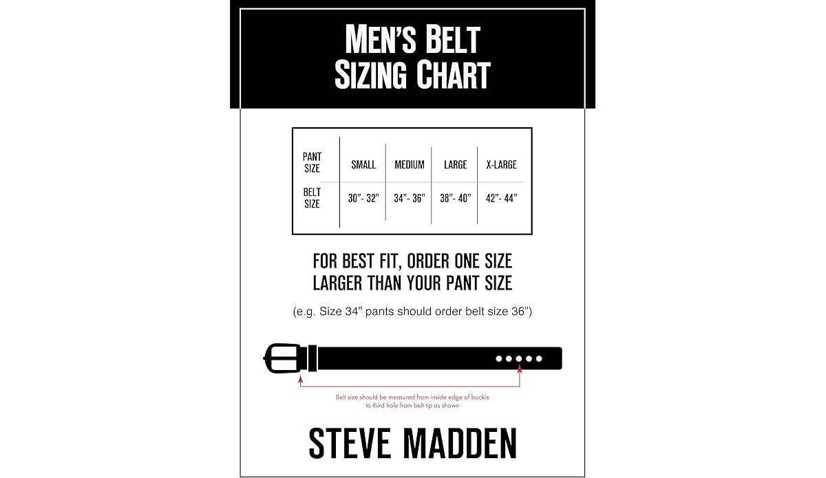 STEVE MADDEN PERFORATED BELT