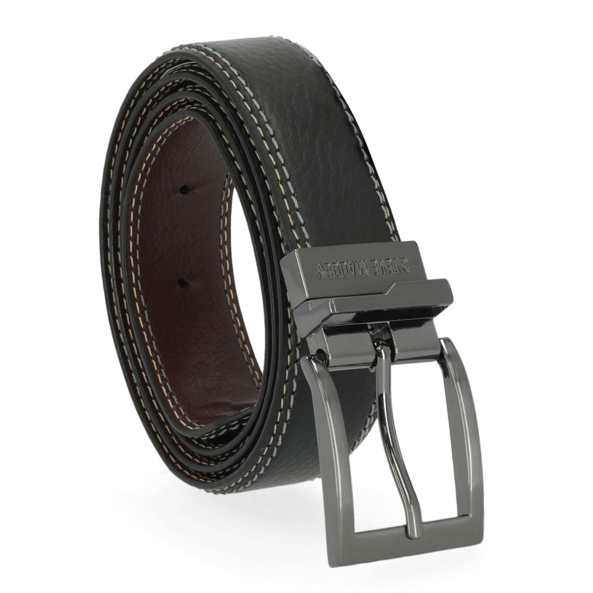 STEVE MADDEN DOUBLE STITCH BELT
