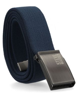 Men's STEVE MADDEN CUT TO FIT BELT, Navy Blue