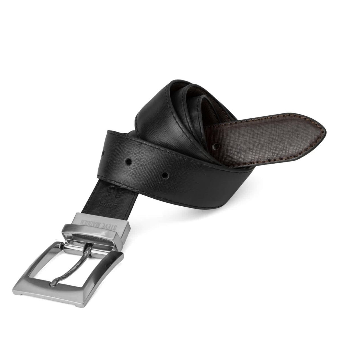 STEVE MADDEN SAFFIANO BELT