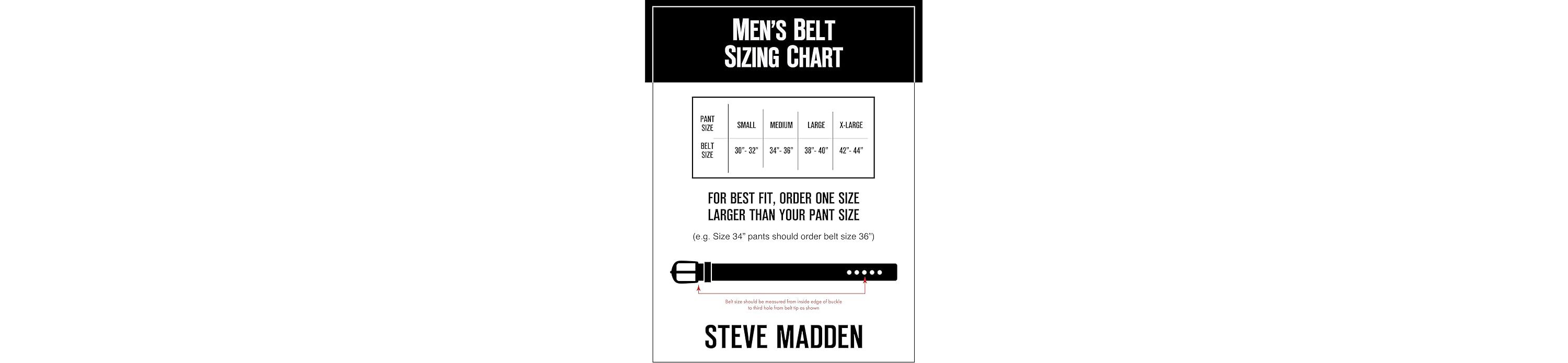 STEVE MADDEN ROLLER TEXTURED BELT