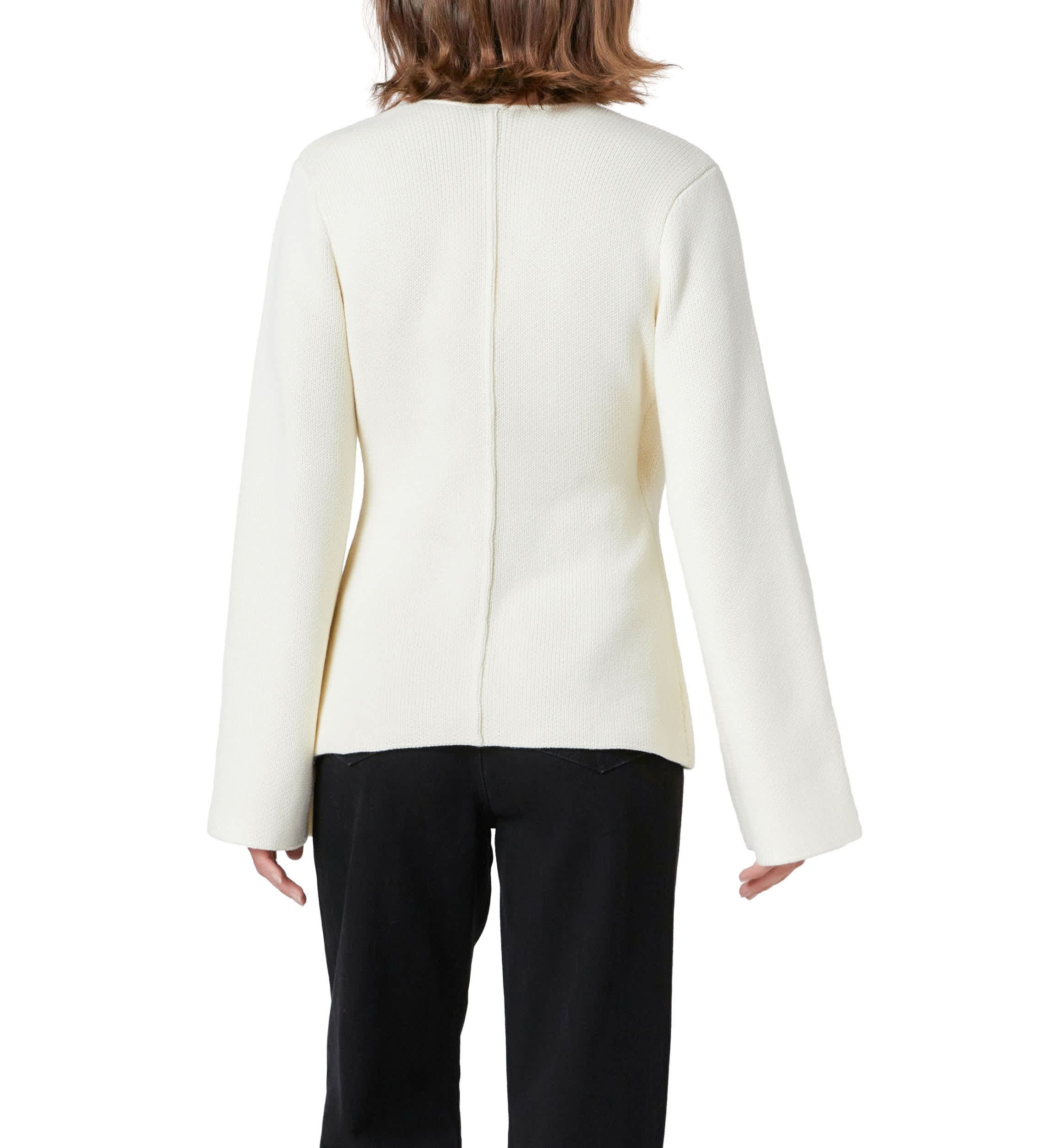 2 Button Cinched Sweater Cardigan