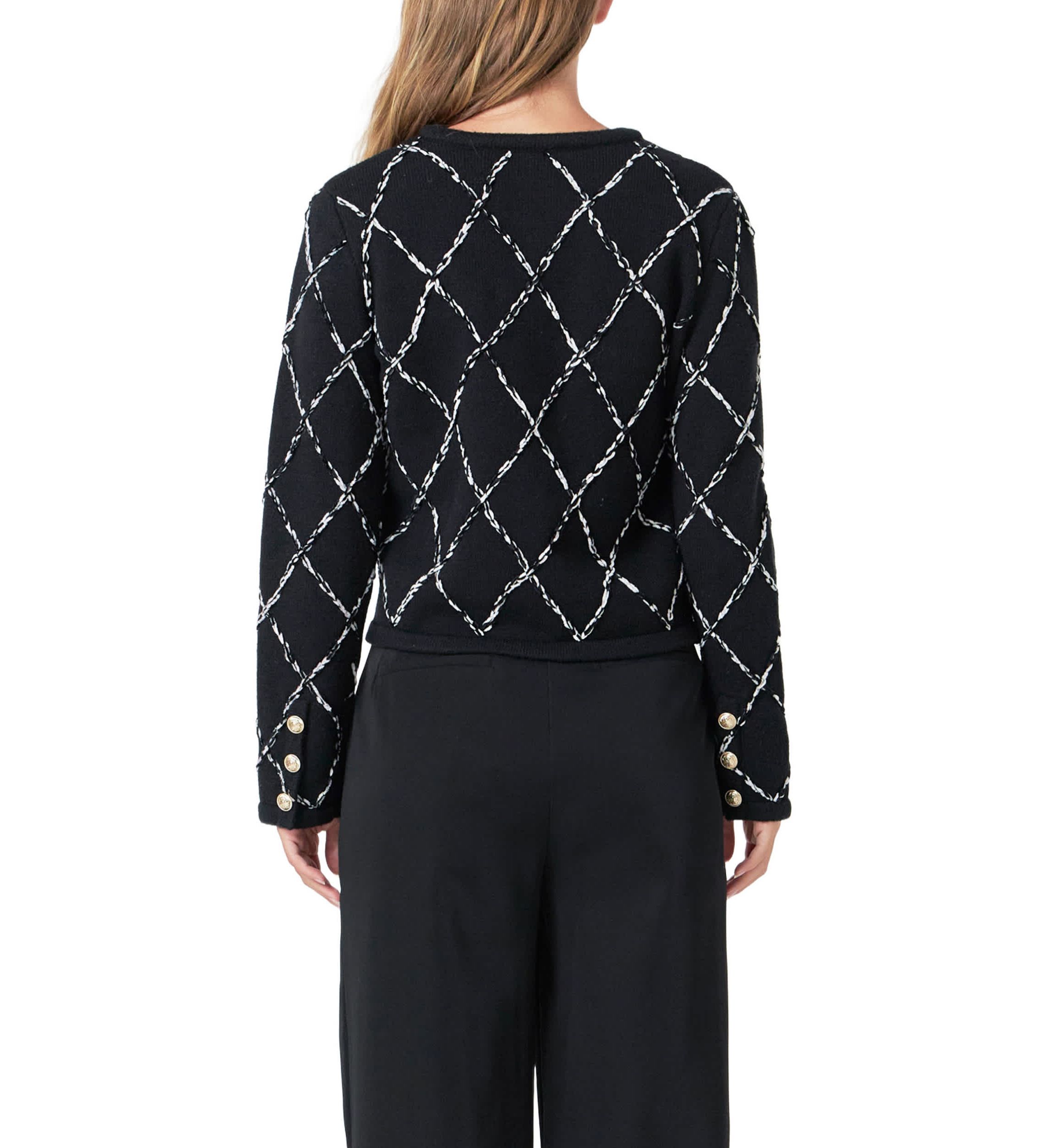 Diamond Pattern Knit